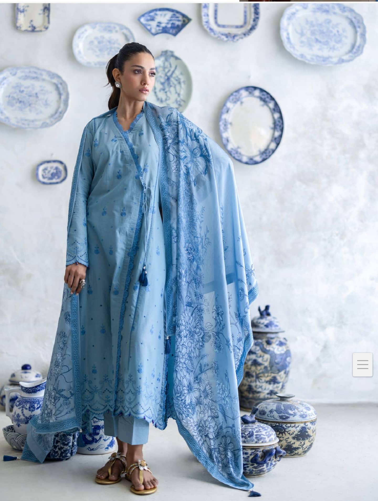 Restocked/Gul Ahmed Freesia Lawn 26/S62012