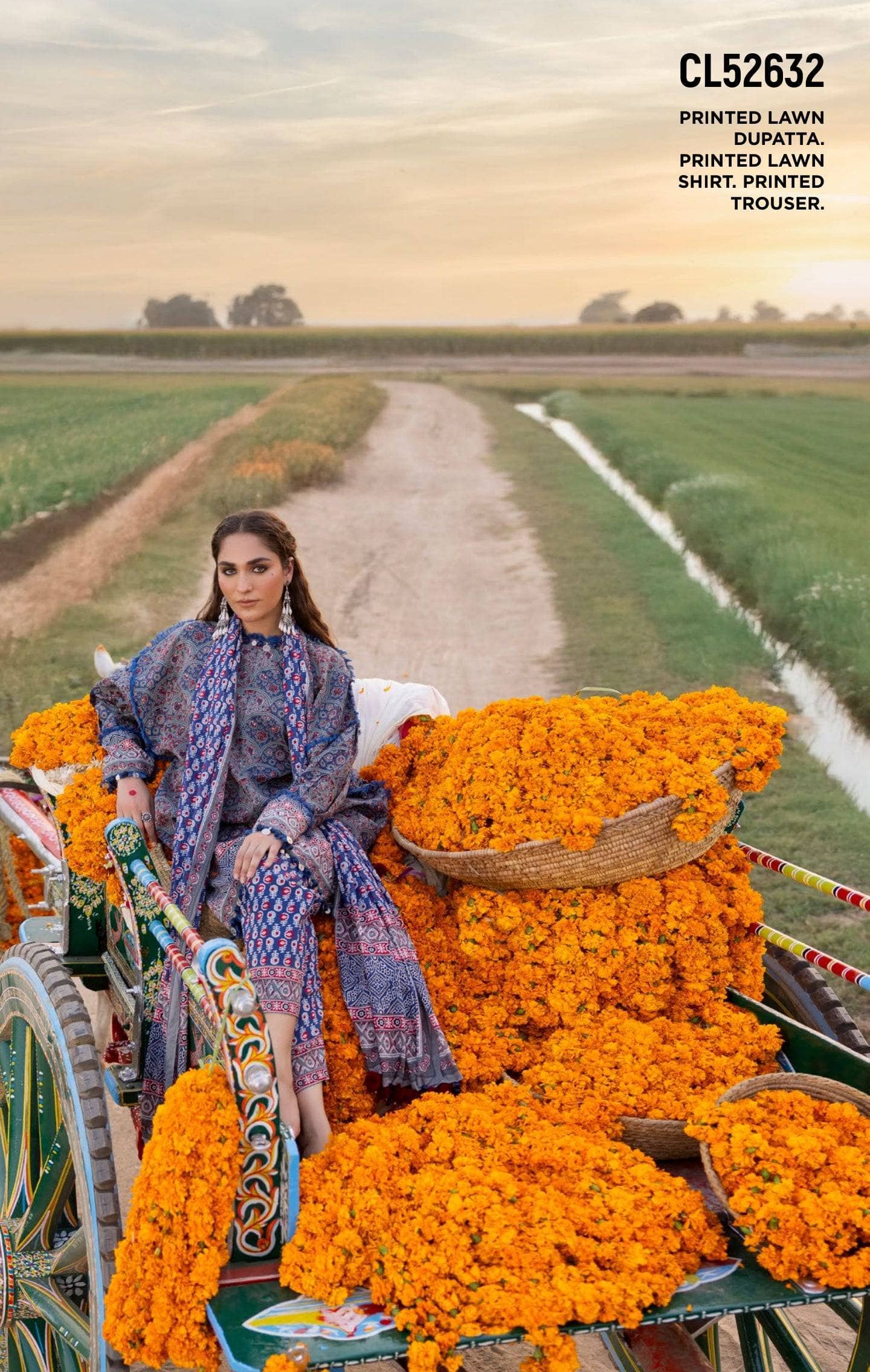 Gul Ahmed Ajrak Collection 25/CL52632