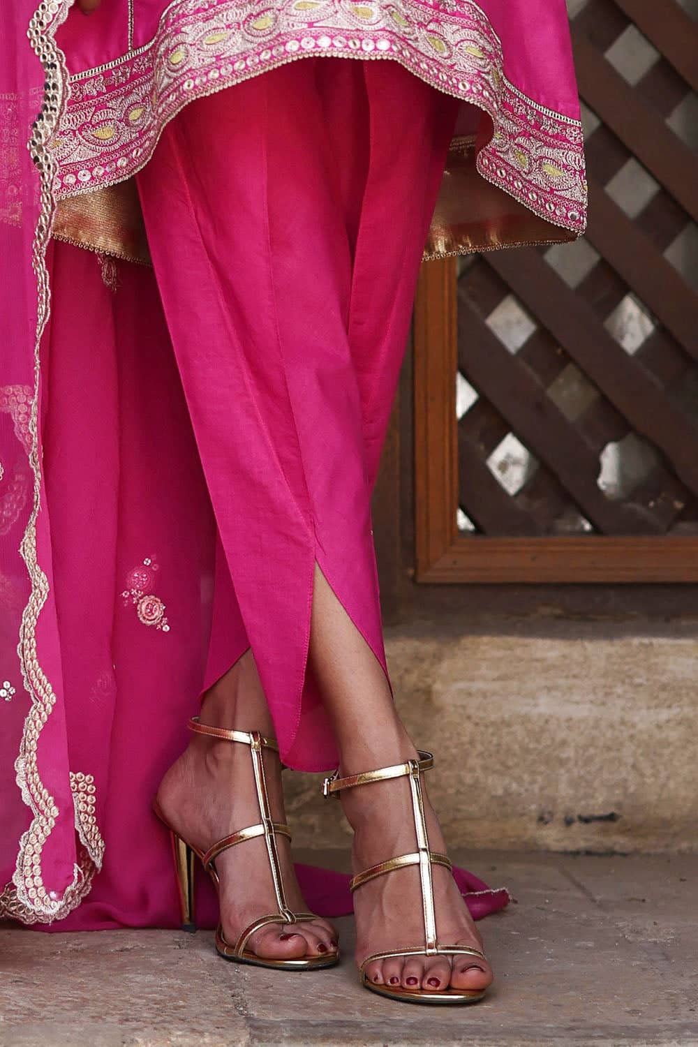 Gul Ahmed Luxury Eid 26/FE 62012/Embroideried Chiffon Dupatta