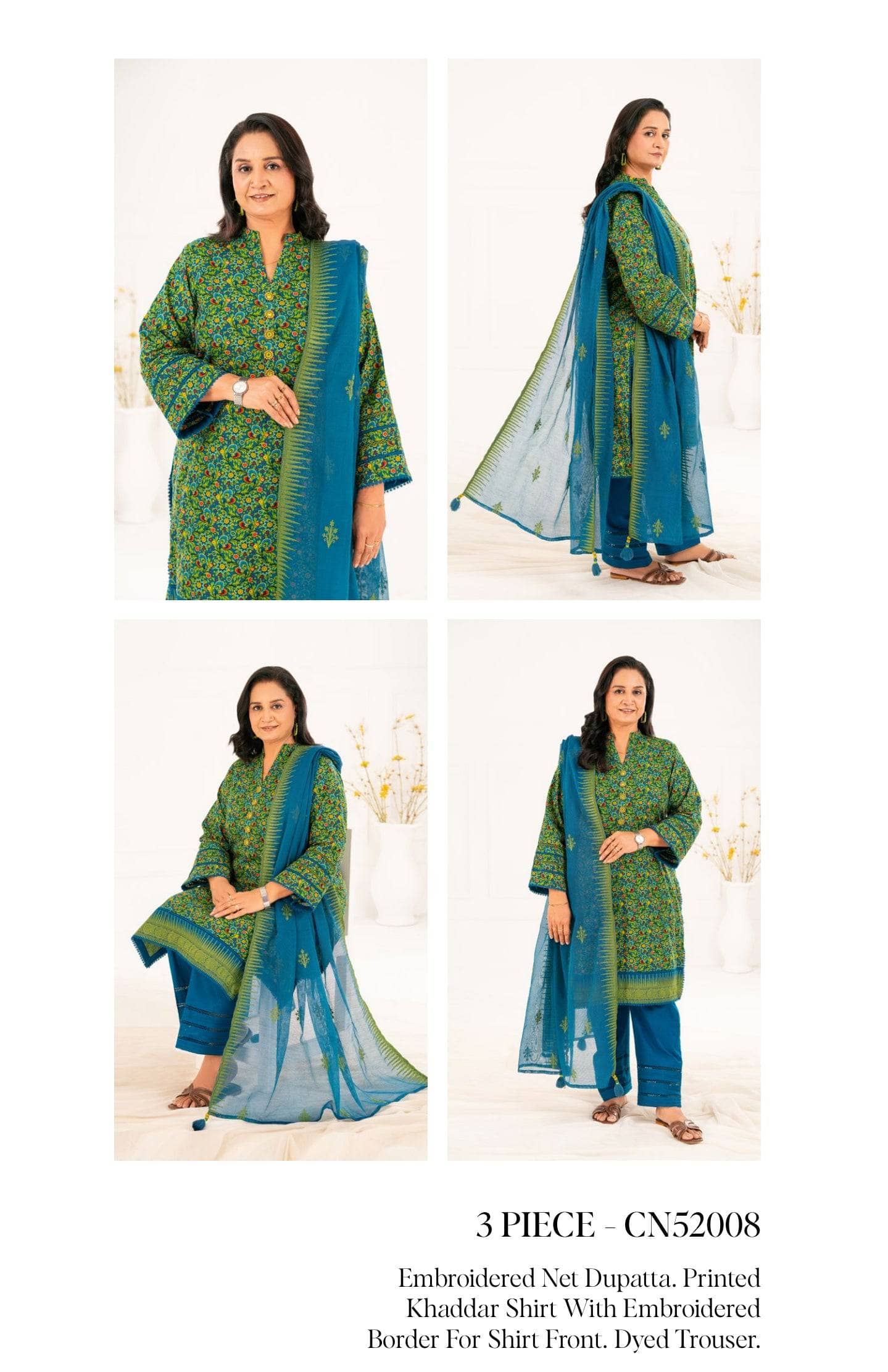 Gul Ahmed Mother's Collection/Fall Khaddar/CN 52008