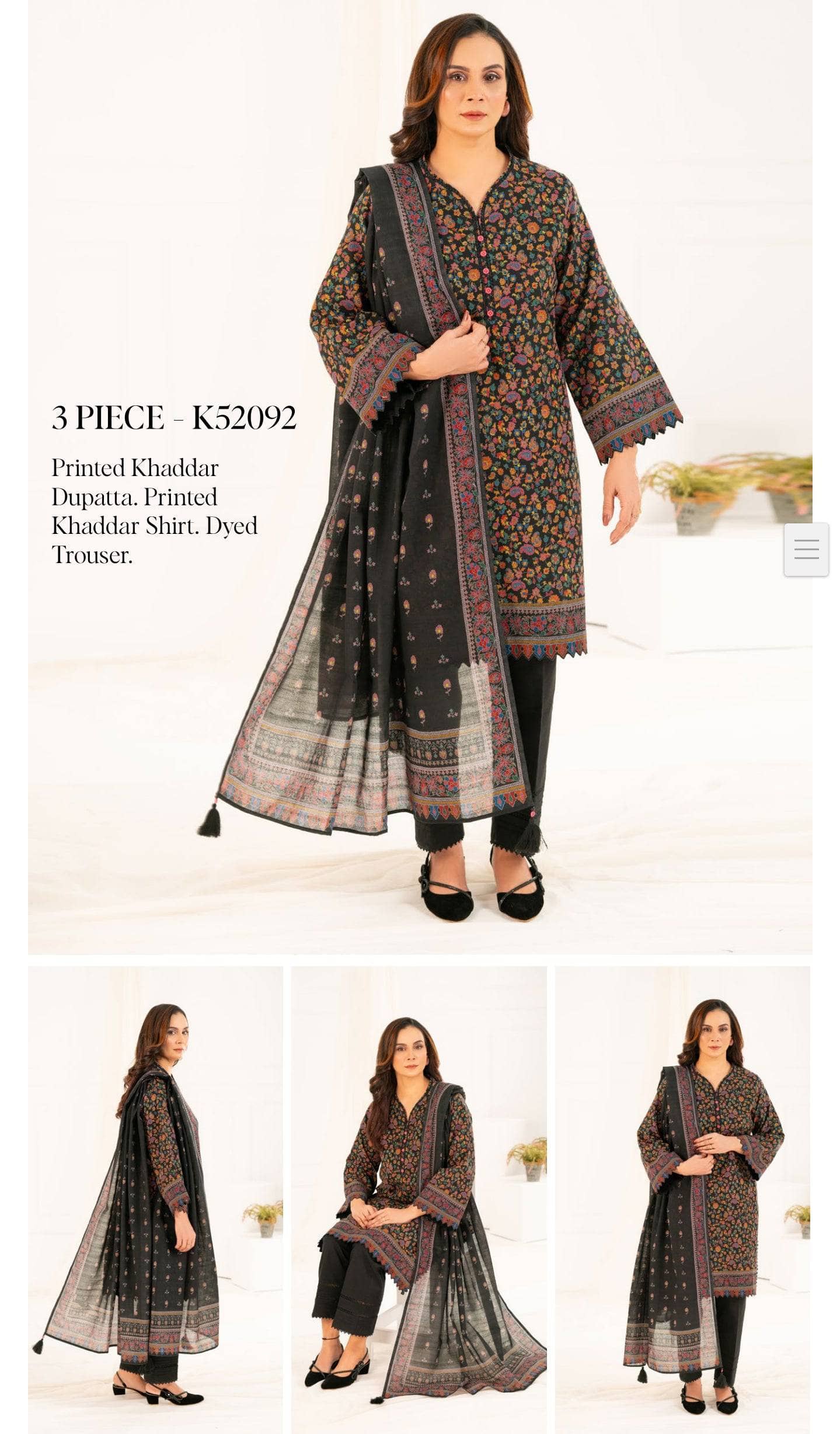 Gul Ahmed Mother's Collection/Fall Khaddar/K 52092