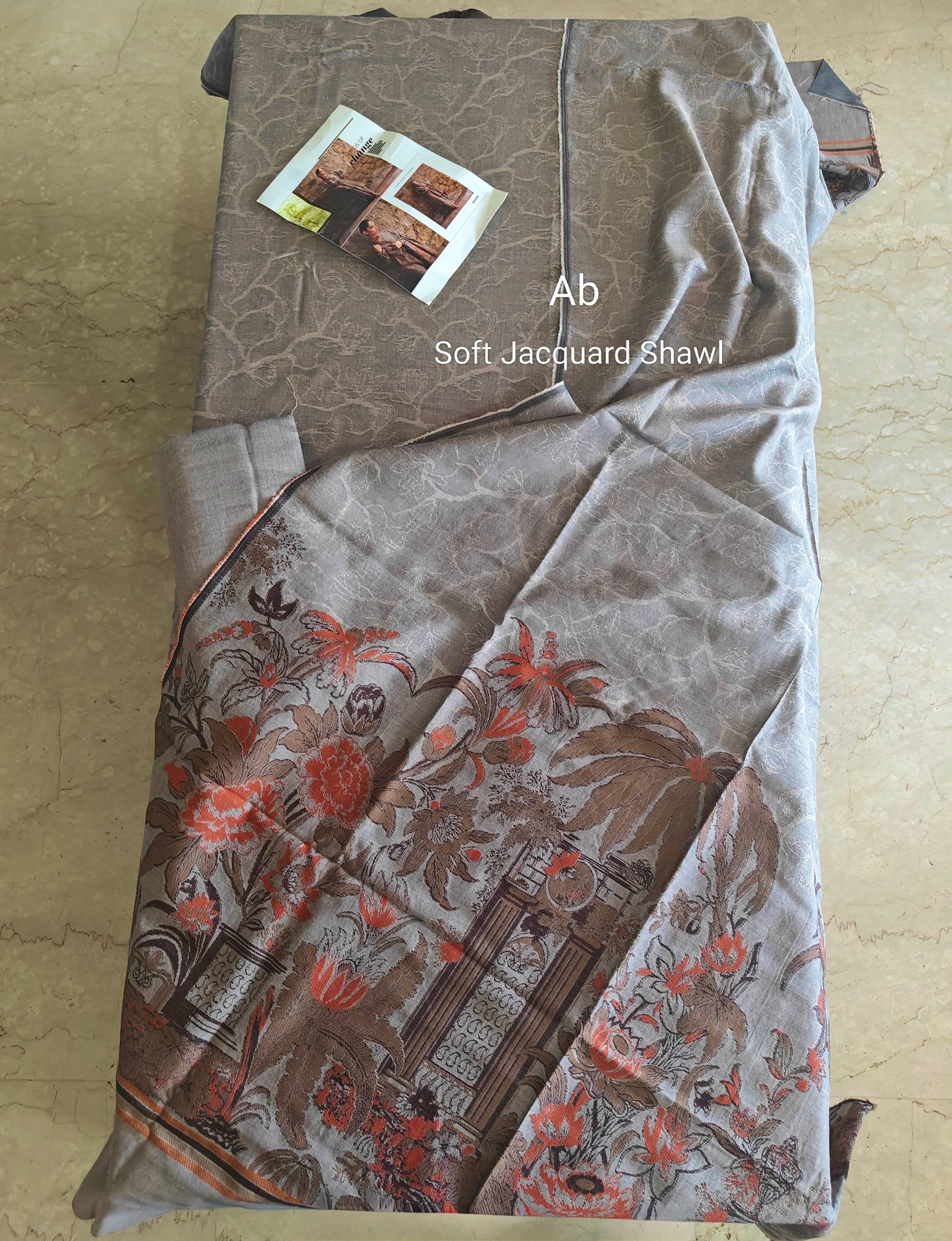 Gul Ahmed open pics Open Pic/Gul Ahmed Luxe WinterMJ 52039/Jacquard Shawl