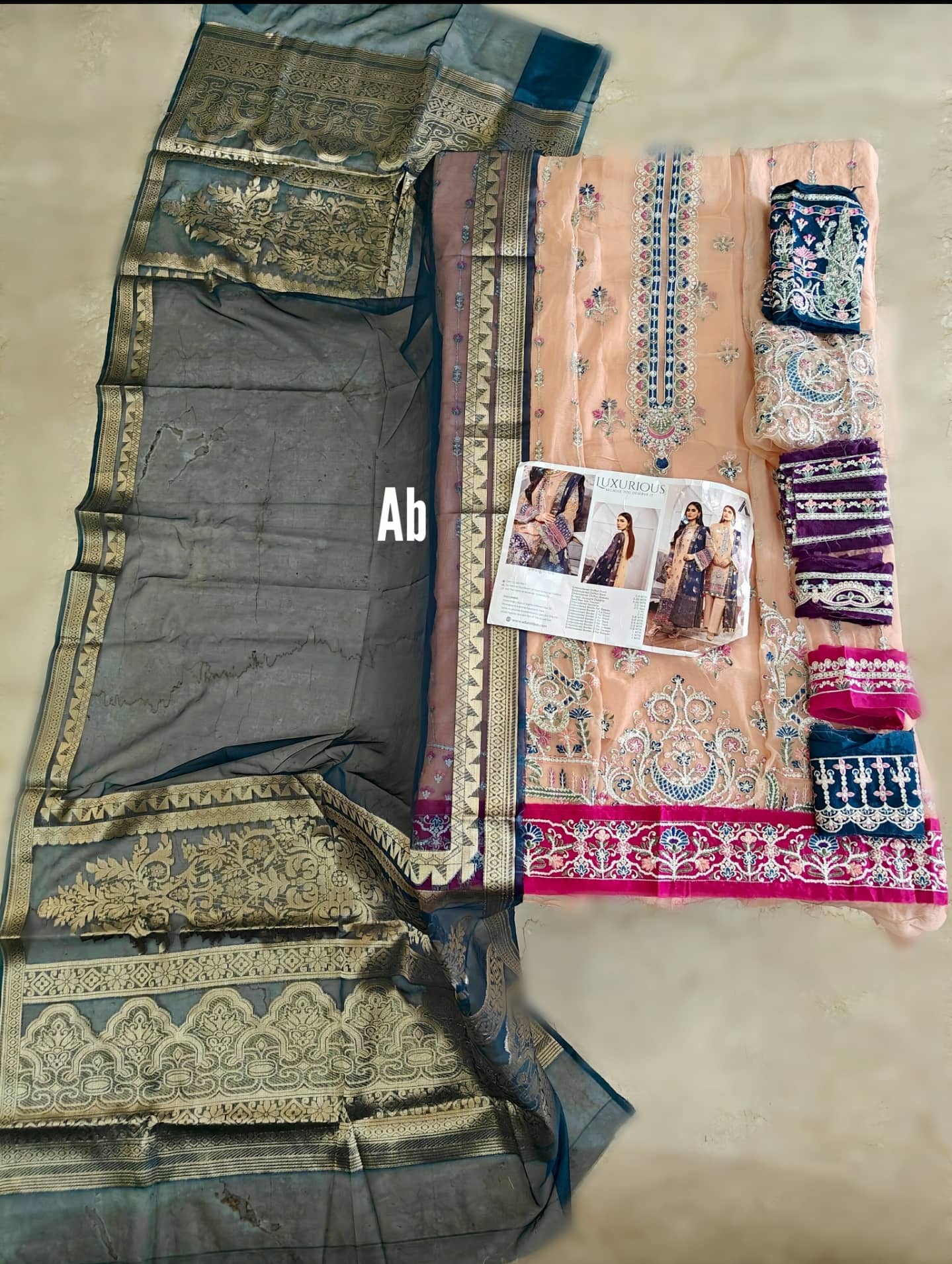 Open Pic/Sale‼️Adans Libas Luxurious/Orphic Graphite