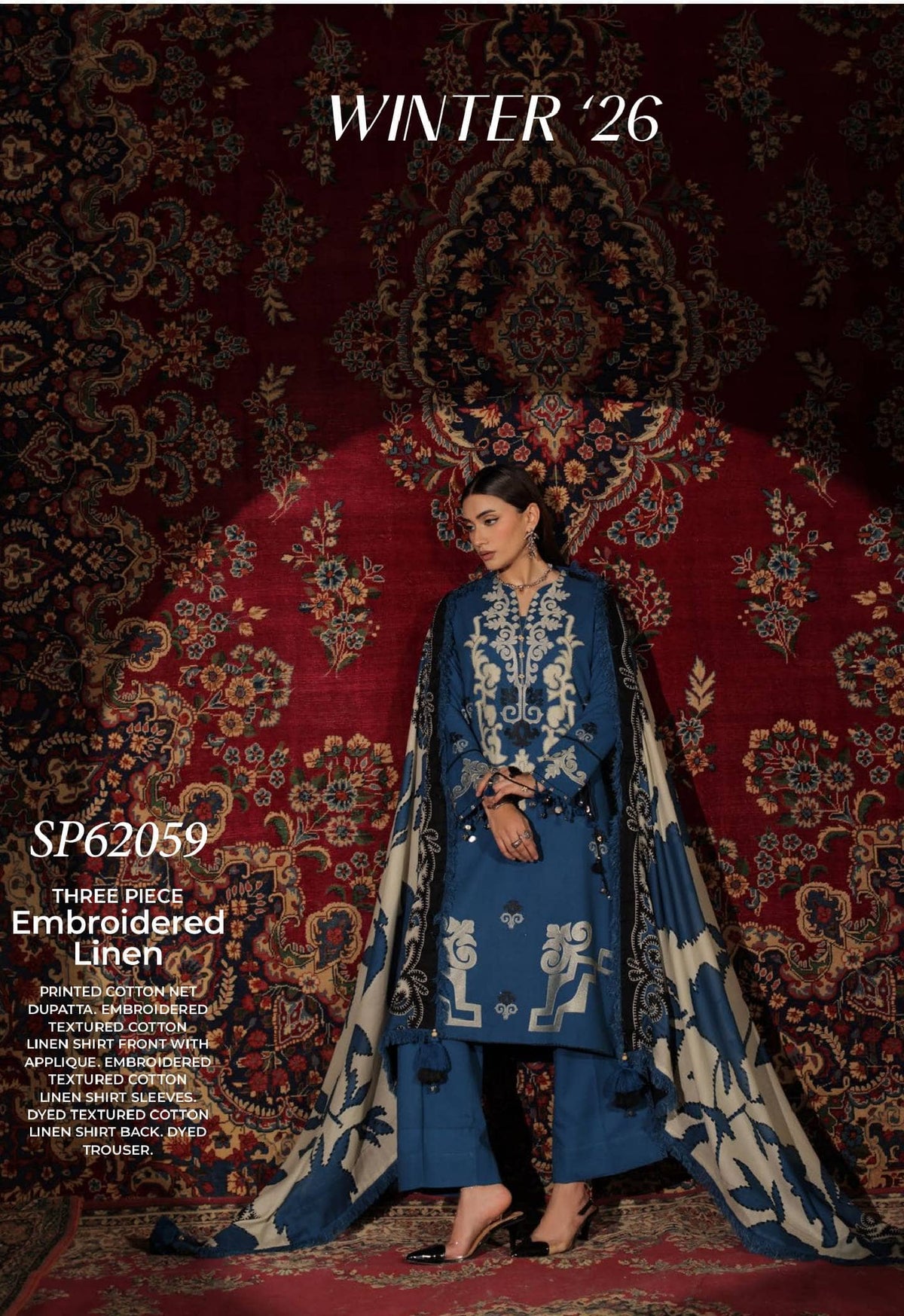 Gul Ahmed Winter Charm/SP 62059
