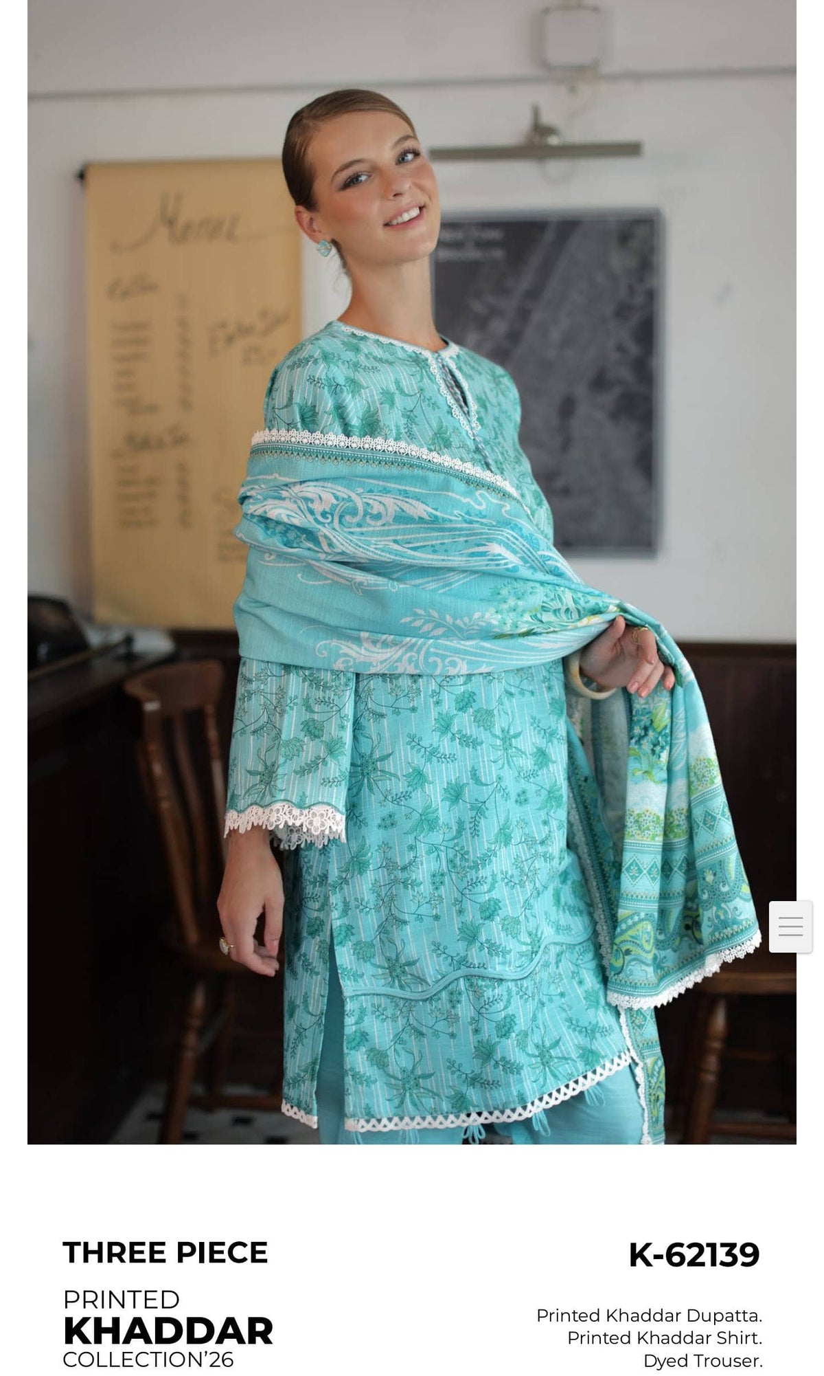 Gul Ahmed Winter Diaries/K 62139
