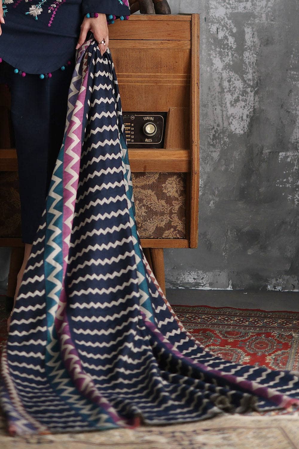 Gul Ahmed Winter Story/Pashmina Jacquard Khaddar/AP 62026