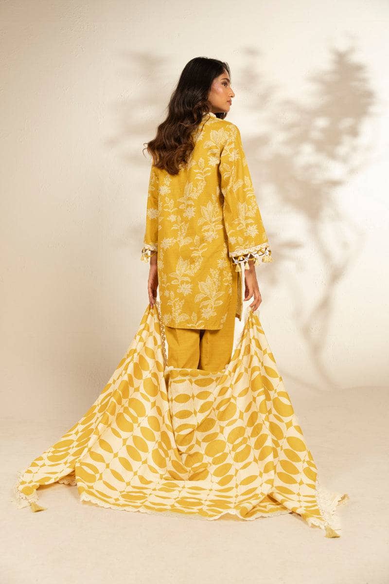 Al Karam Winter 25/RTS | SHIRT, Trouser & Dupatta/