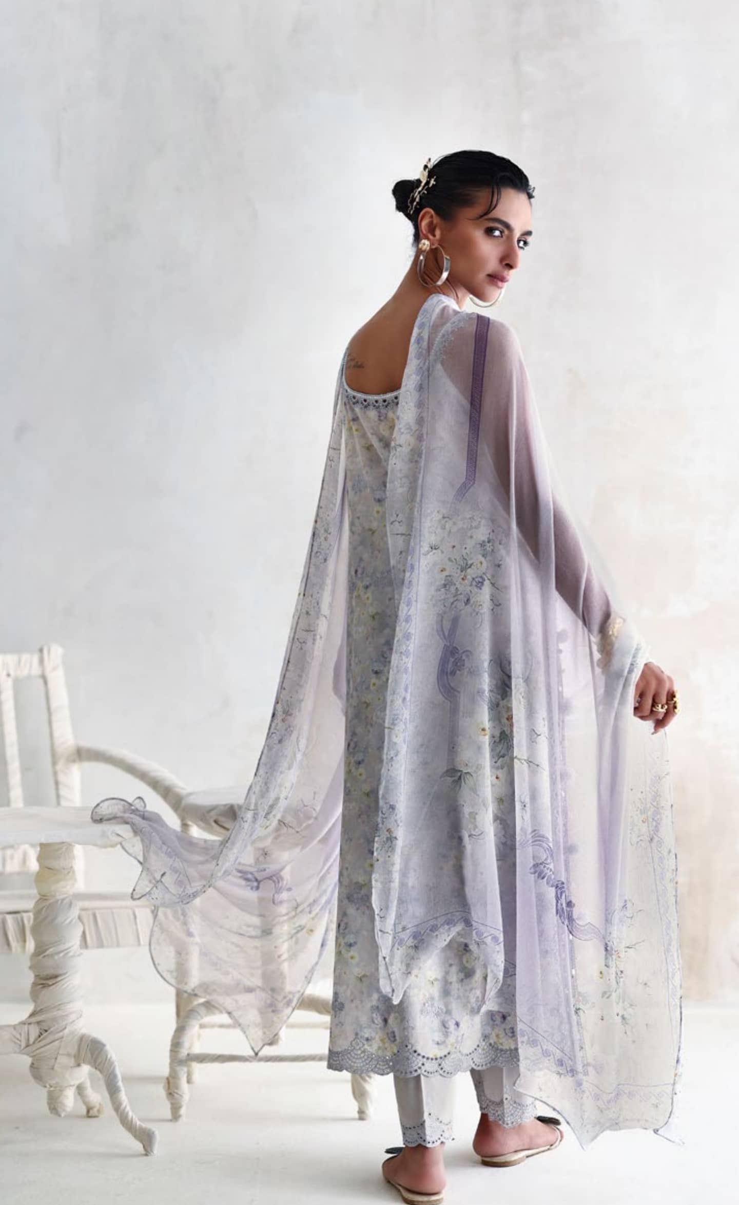 Gul Ahmed Luxe Summer/Bluebell Grace/BM62062