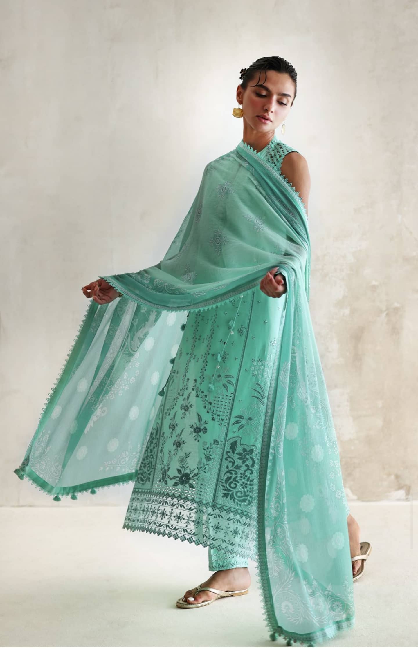 Gul Ahmed Luxe Summer/Jade Mirage/BM62061