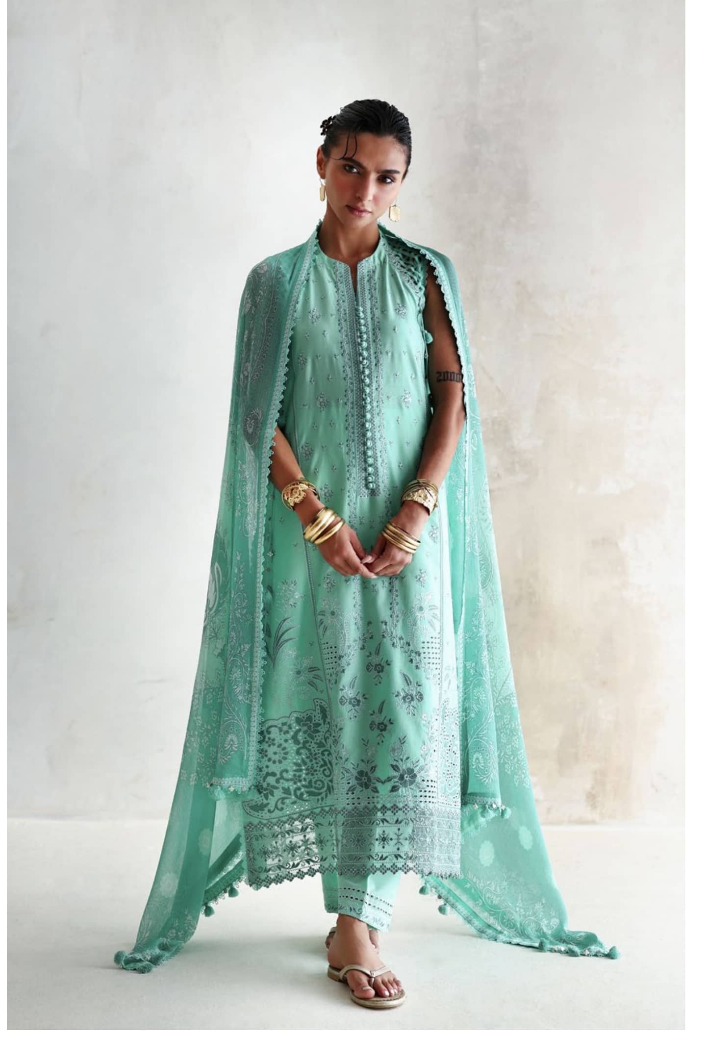 Gul Ahmed Luxe Summer/Jade Mirage/BM62061