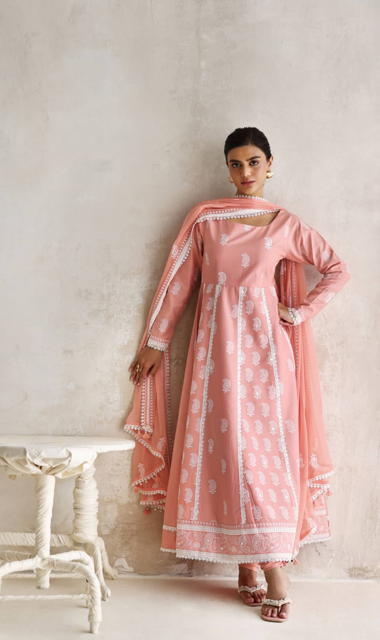 Gul Ahmed Luxe Summer/Oyster Orchid/PM62080