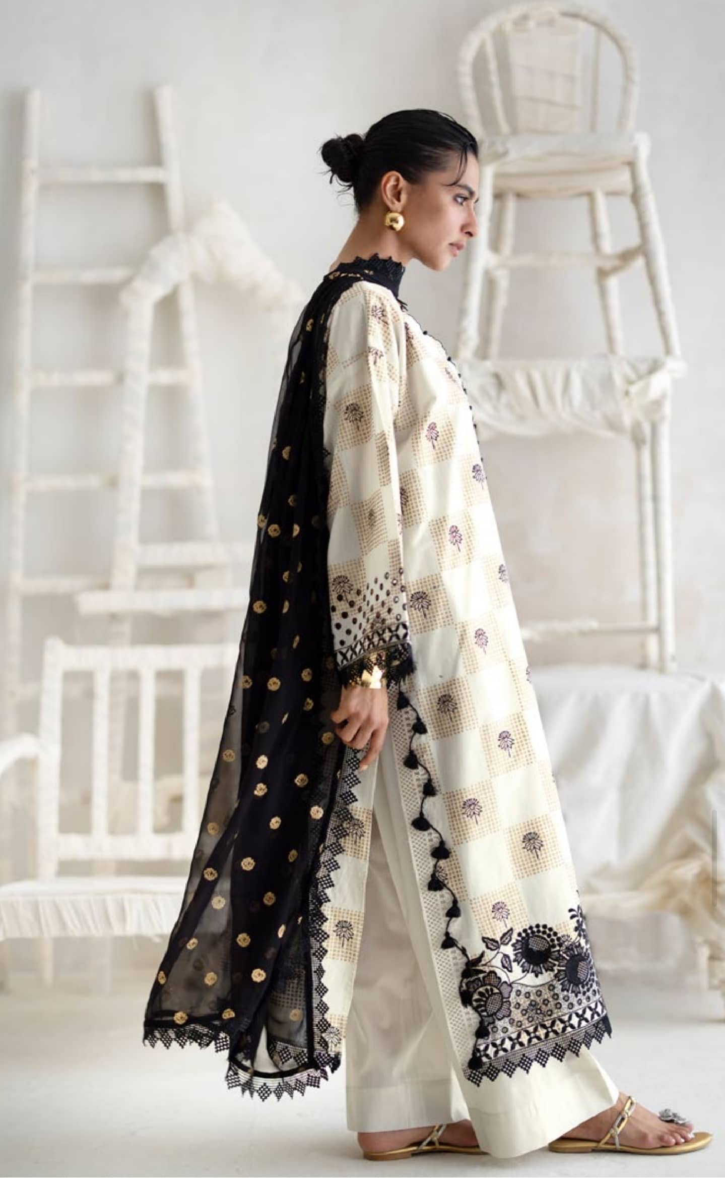 Gul Ahmed Luxe Summer/Royal Fleur/SP52066