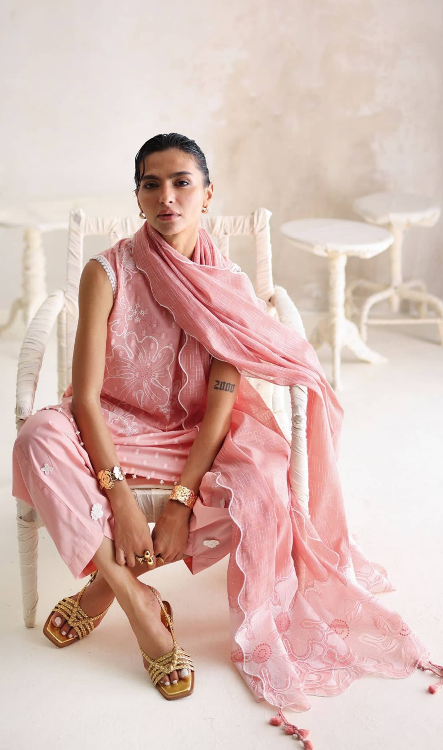 Gul Ahmed Luxe Summer/Velvet Rose/SP62013