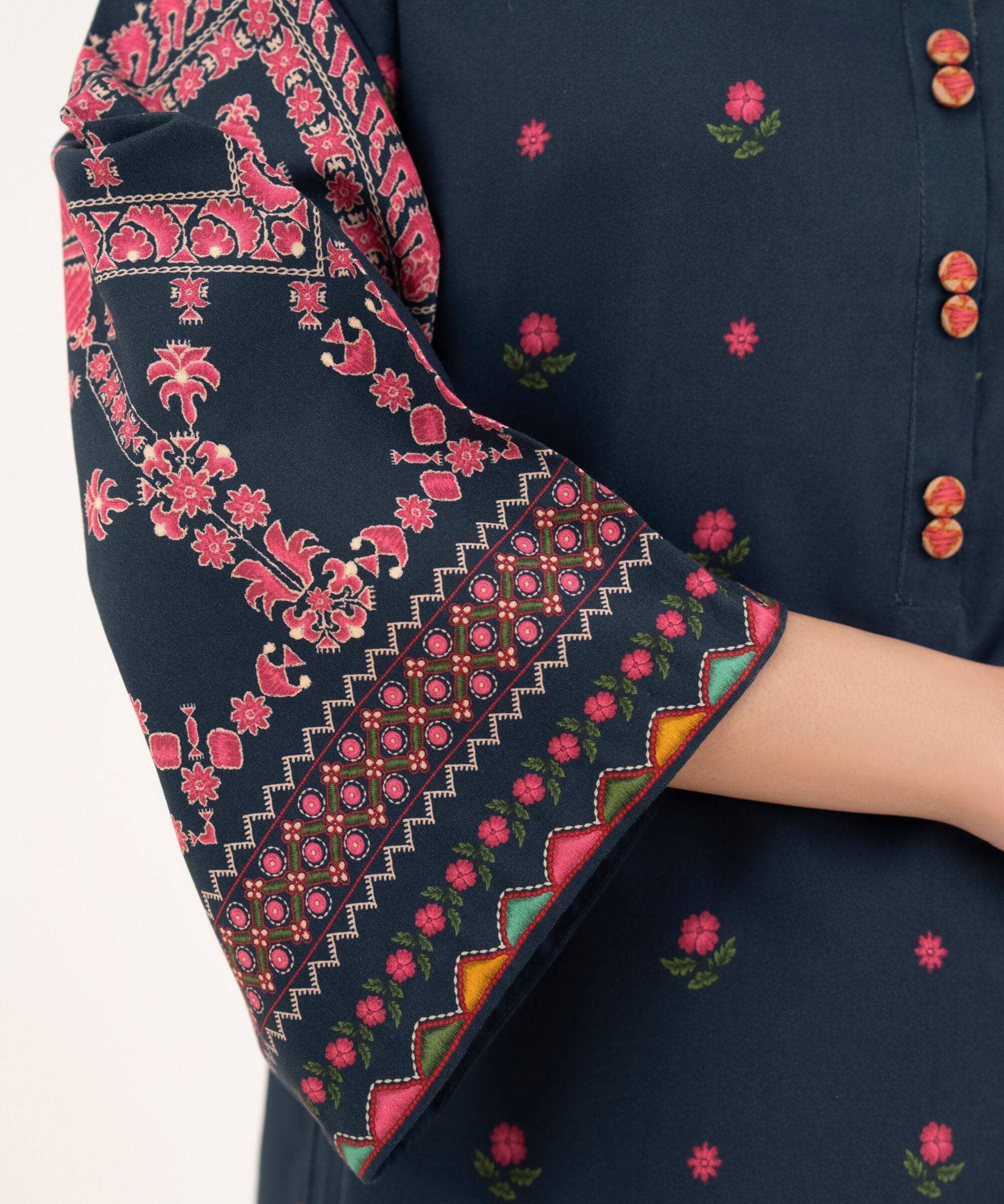 Sapphire Fall Winter 25/Printed Viscose Khaddar Suit/00U2TDY25V81/Shirt Bottom Set