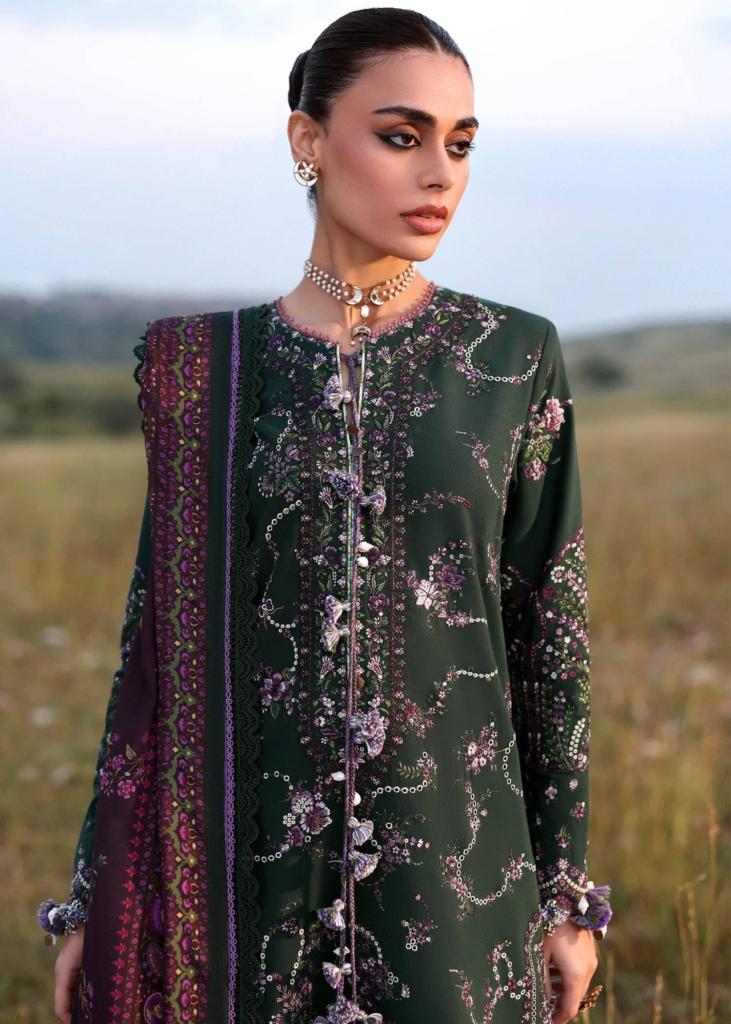 Hussain Rehar Khaddar Winter Pakistani Suits Hussain Rehar Khaddar 25/Gulbasi