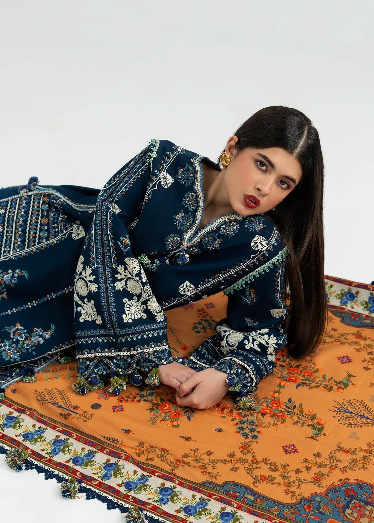 Hussain Rehar Khaddar Winter Pakistani Suits Hussain Rehar Khaddar/Chashm-e-Bahr