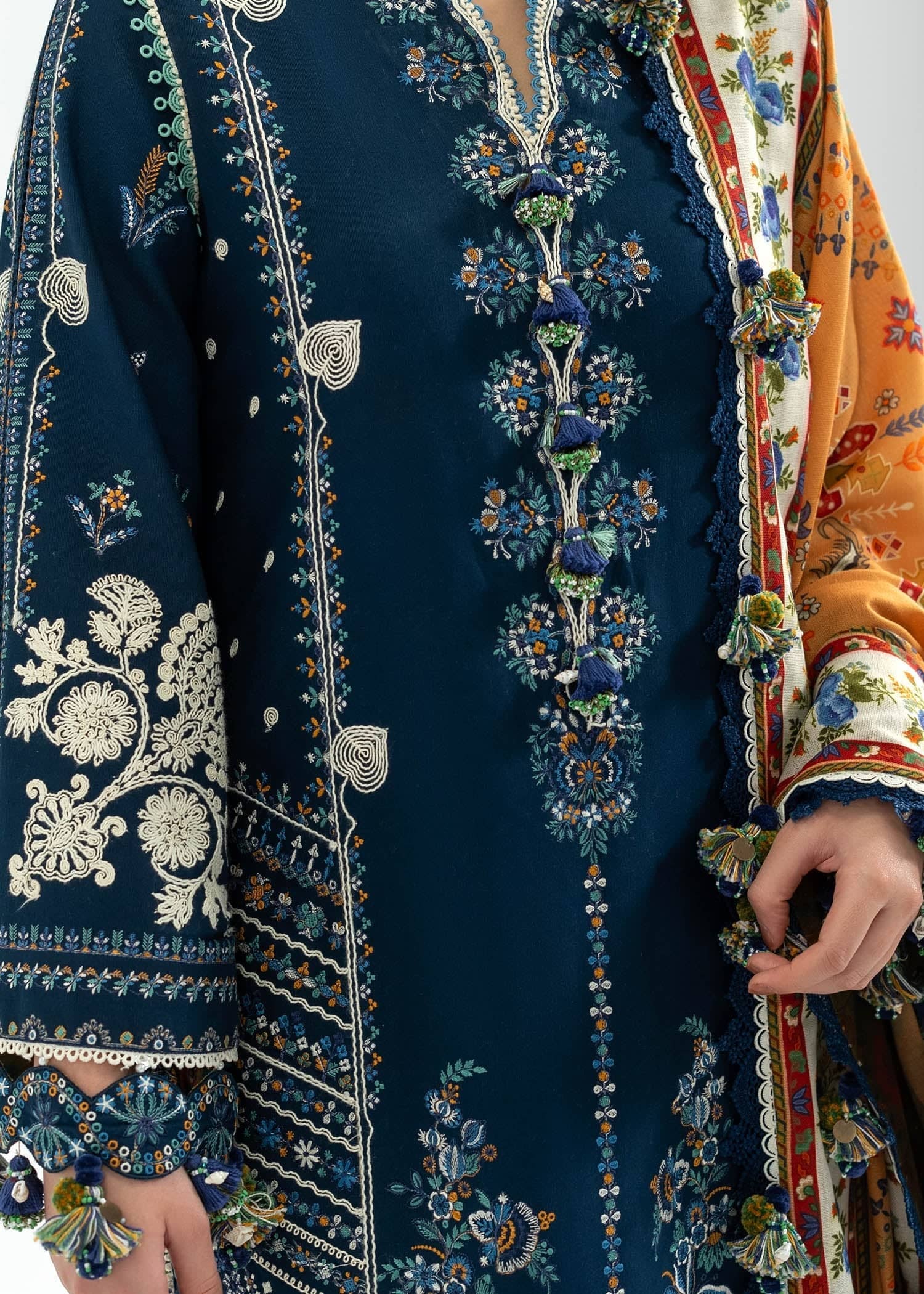 Hussain Rehar Khaddar Winter Pakistani Suits Hussain Rehar Khaddar/Chashm-e-Bahr