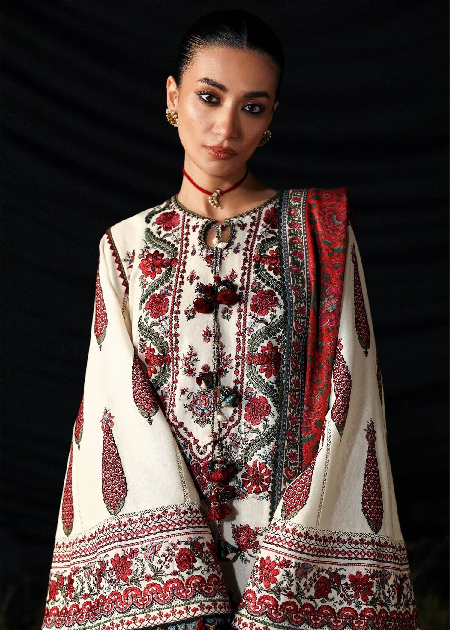 Hussain Rehar Khaddar Winter Pakistani Suits Restocked/Hussain Rehar Khaddar 25/Gulban