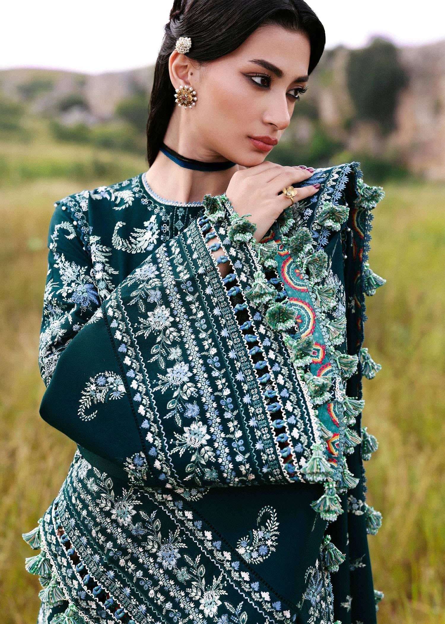 Hussain Rehar Khaddar Winter Pakistani Suits Restocked/Hussain Rehar Khaddar 25/Johar