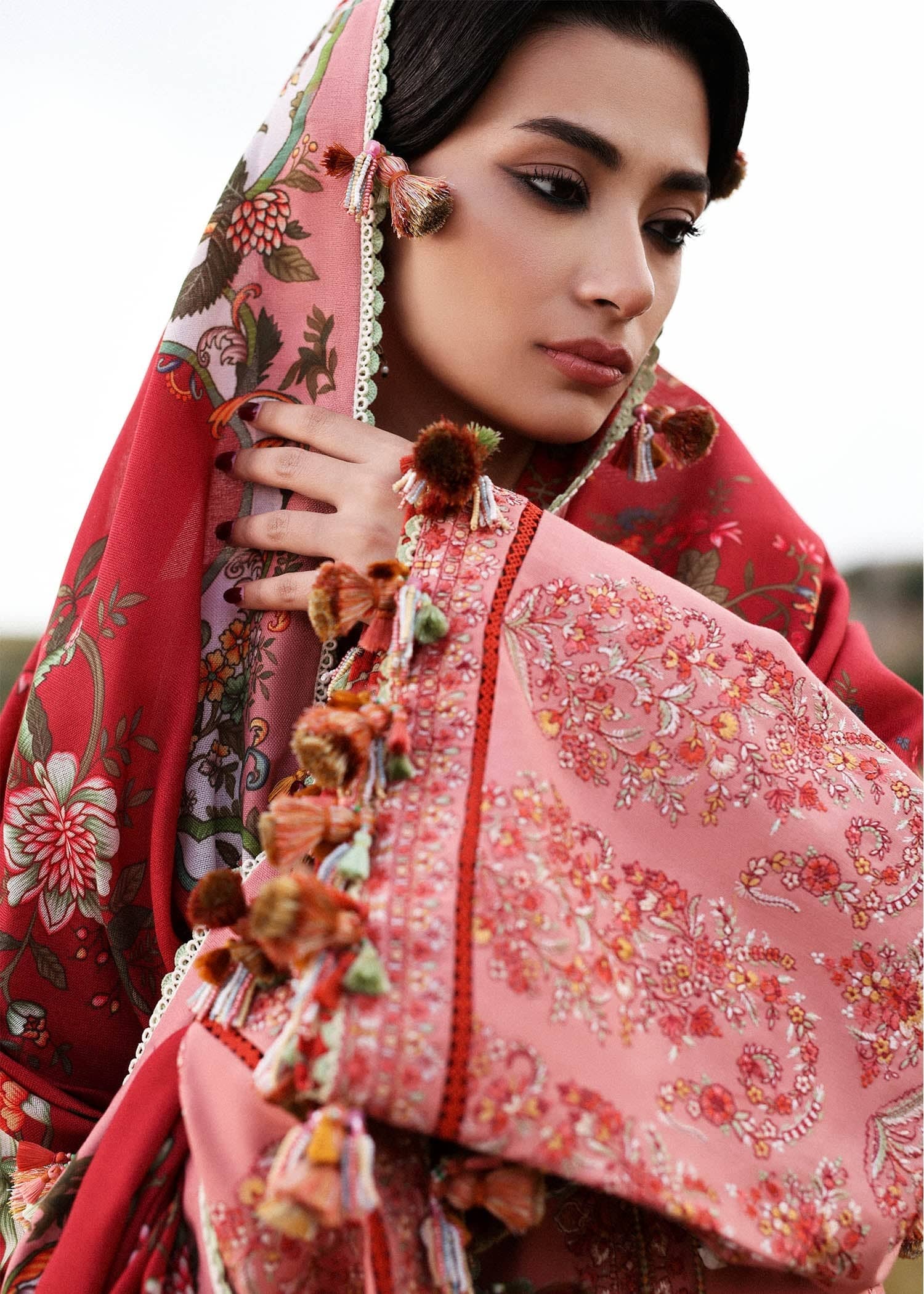 Hussain Rehar Khaddar Winter Pakistani Suits Restocked/Hussain Rehar Khaddar 25/Mahpara