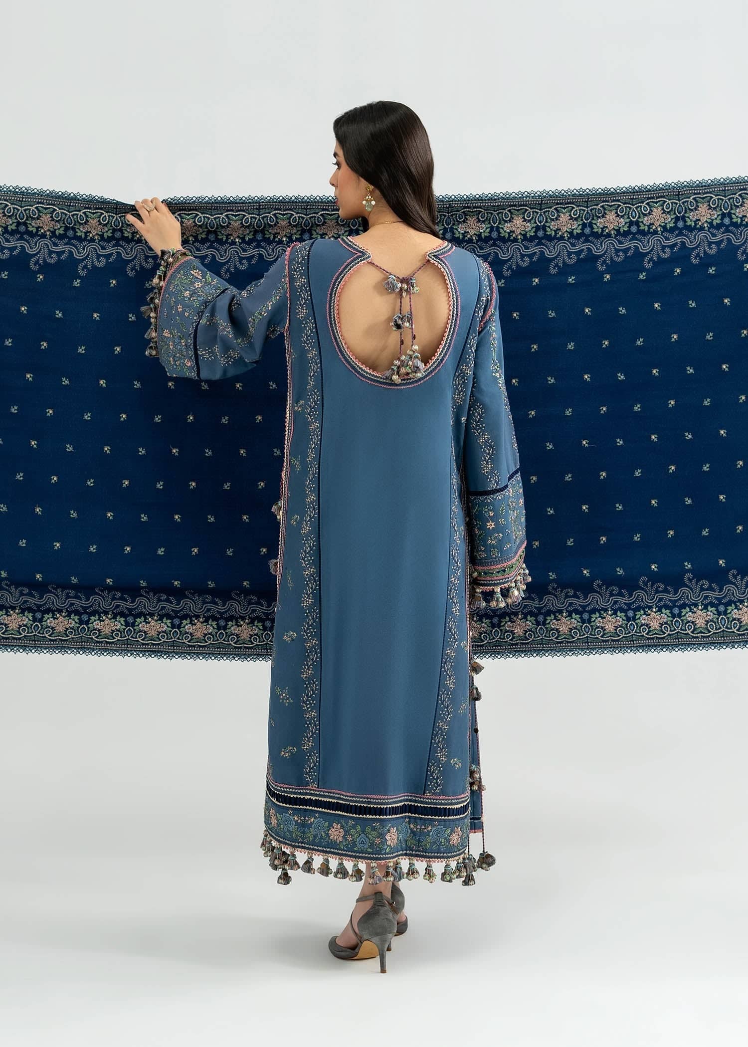 Hussain Rehar Khaddar Winter Pakistani Suits Restocked/Hussain Rehar Khaddar 25/Saya