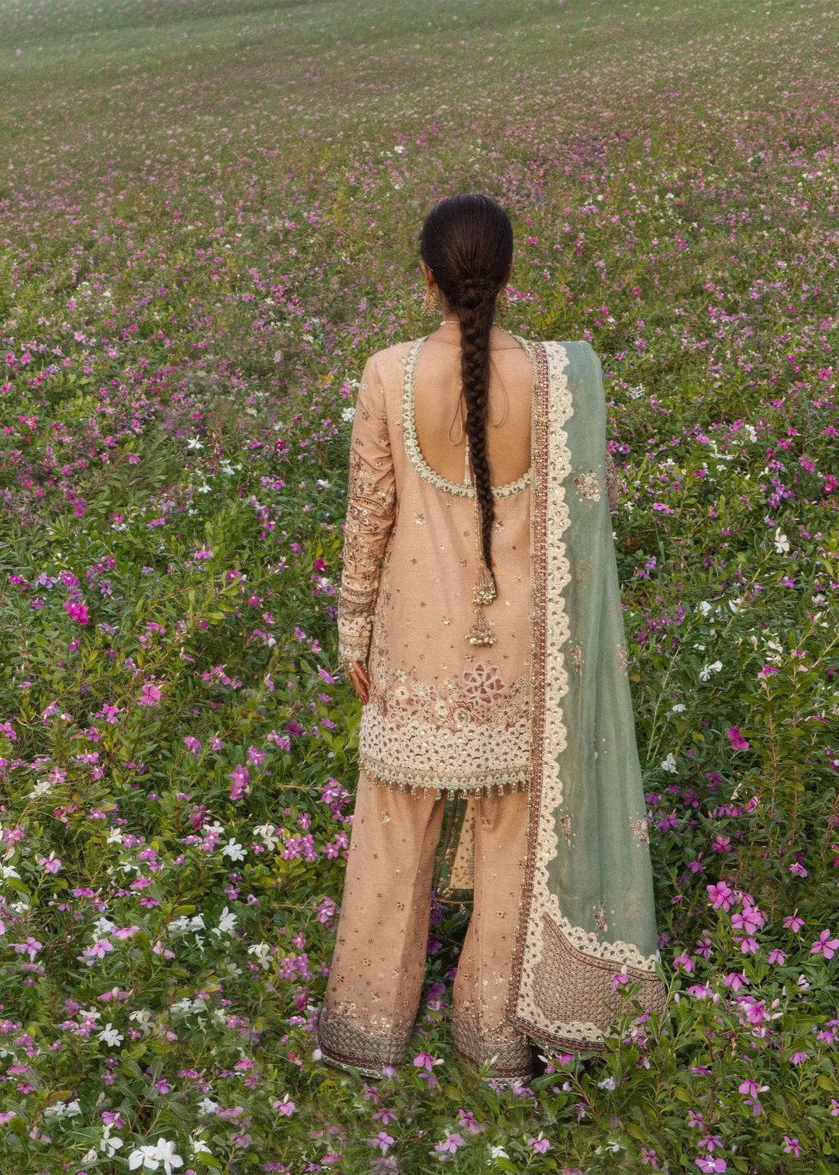Hussain Rehar Doll House Wedding/Gohar Ara/Powder Peach