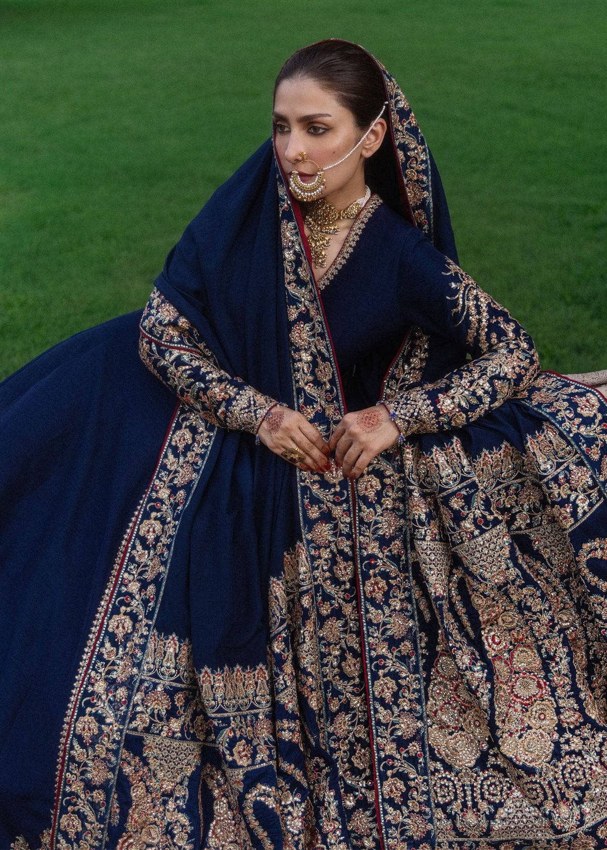 Hussain Rehar Doll House Wedding/Neelum/Midnight Blue