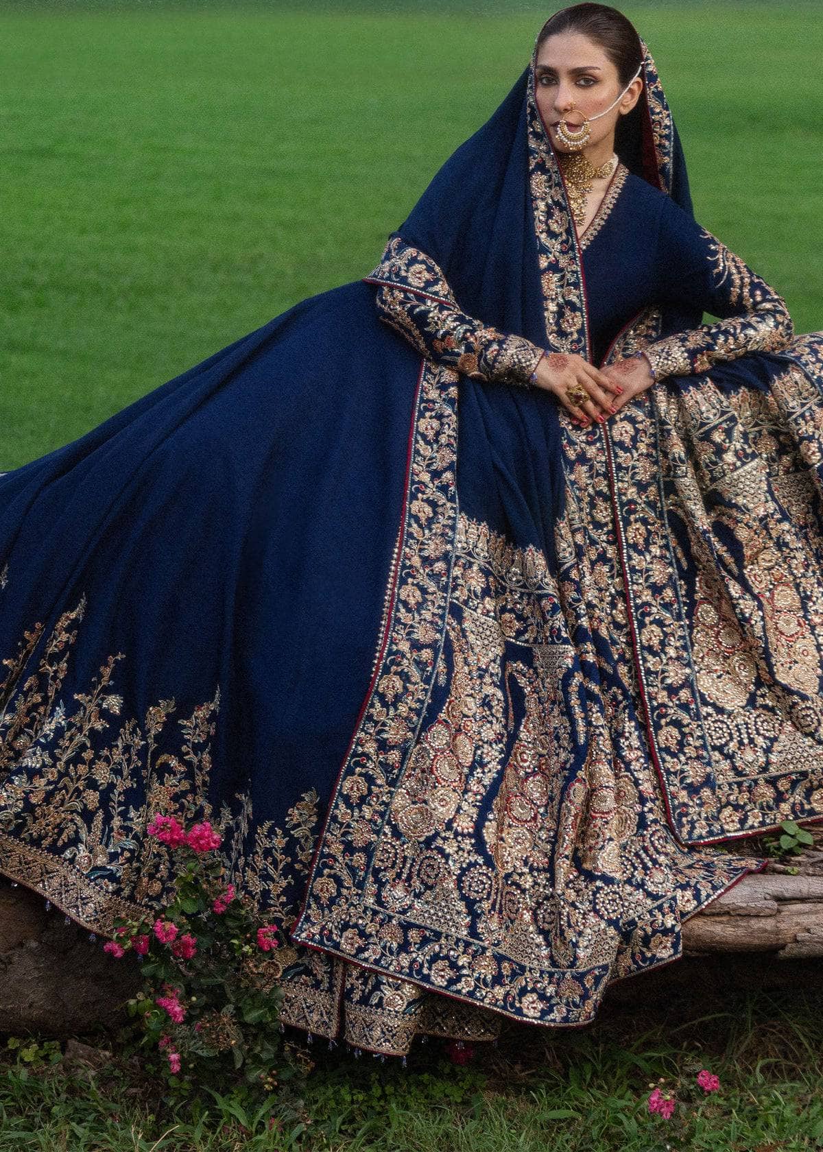 Hussain Rehar Doll House Wedding/Neelum/Midnight Blue