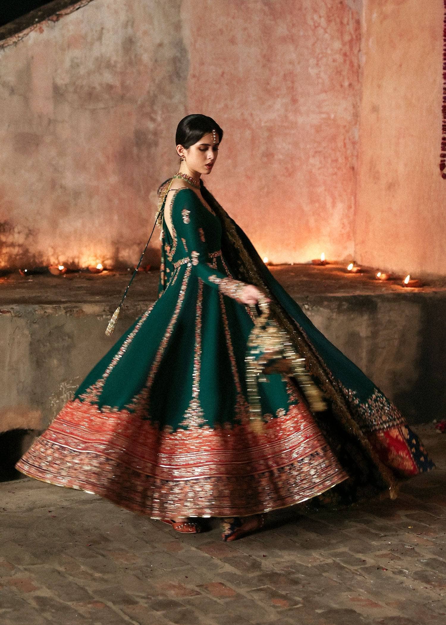 Hussain Rehar Massarrat Wedding/Meherunissa/Emerald Green