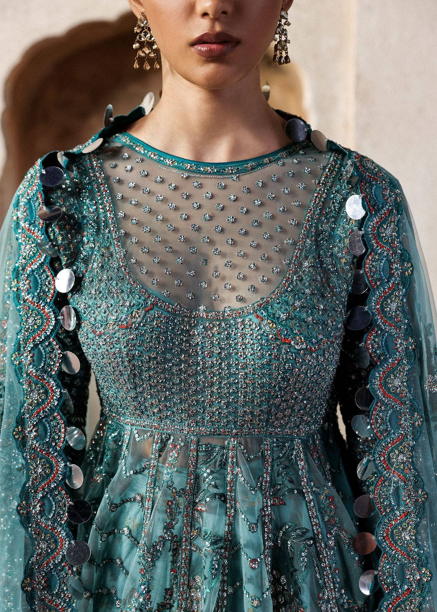 Restocked/Hussain Rehar Massarrat Wedding/Nagma/Ice Blue