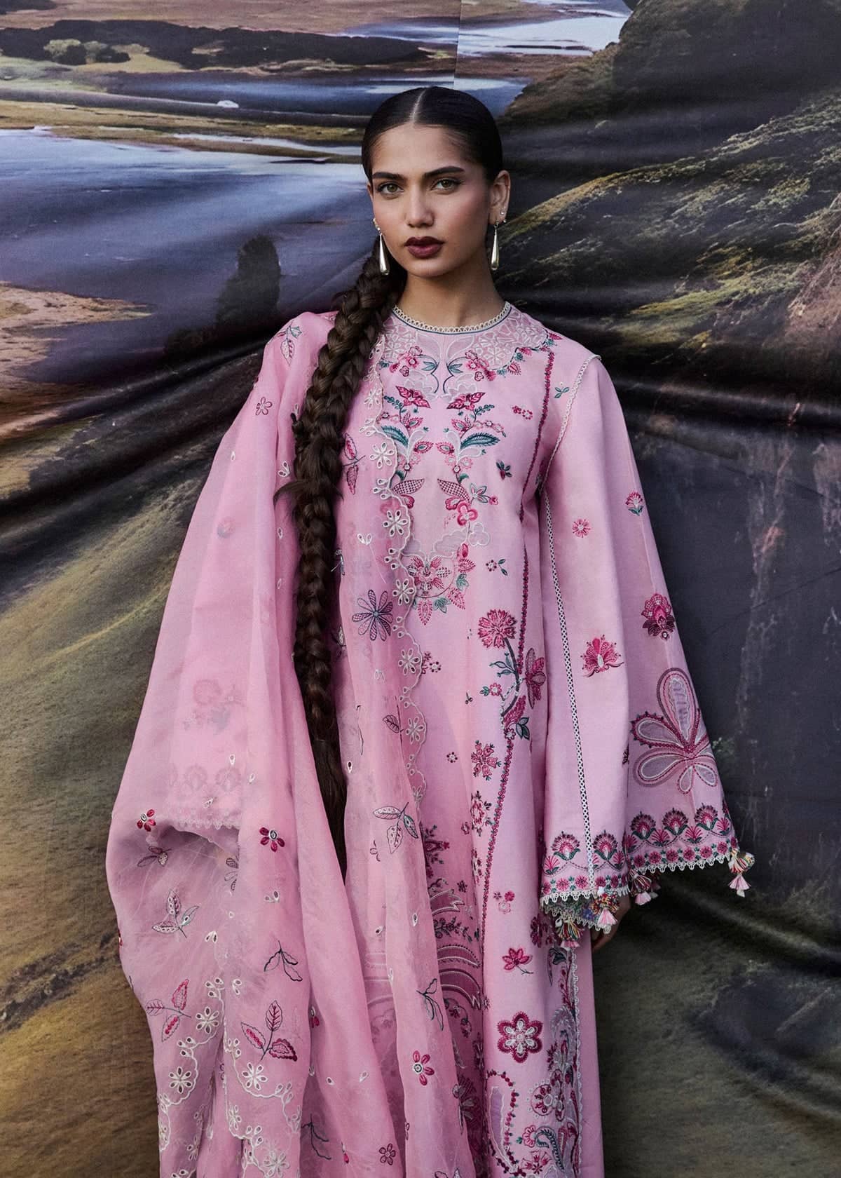 Hussain Rehar Zan Luxury Lawns/Elfa/Lavender