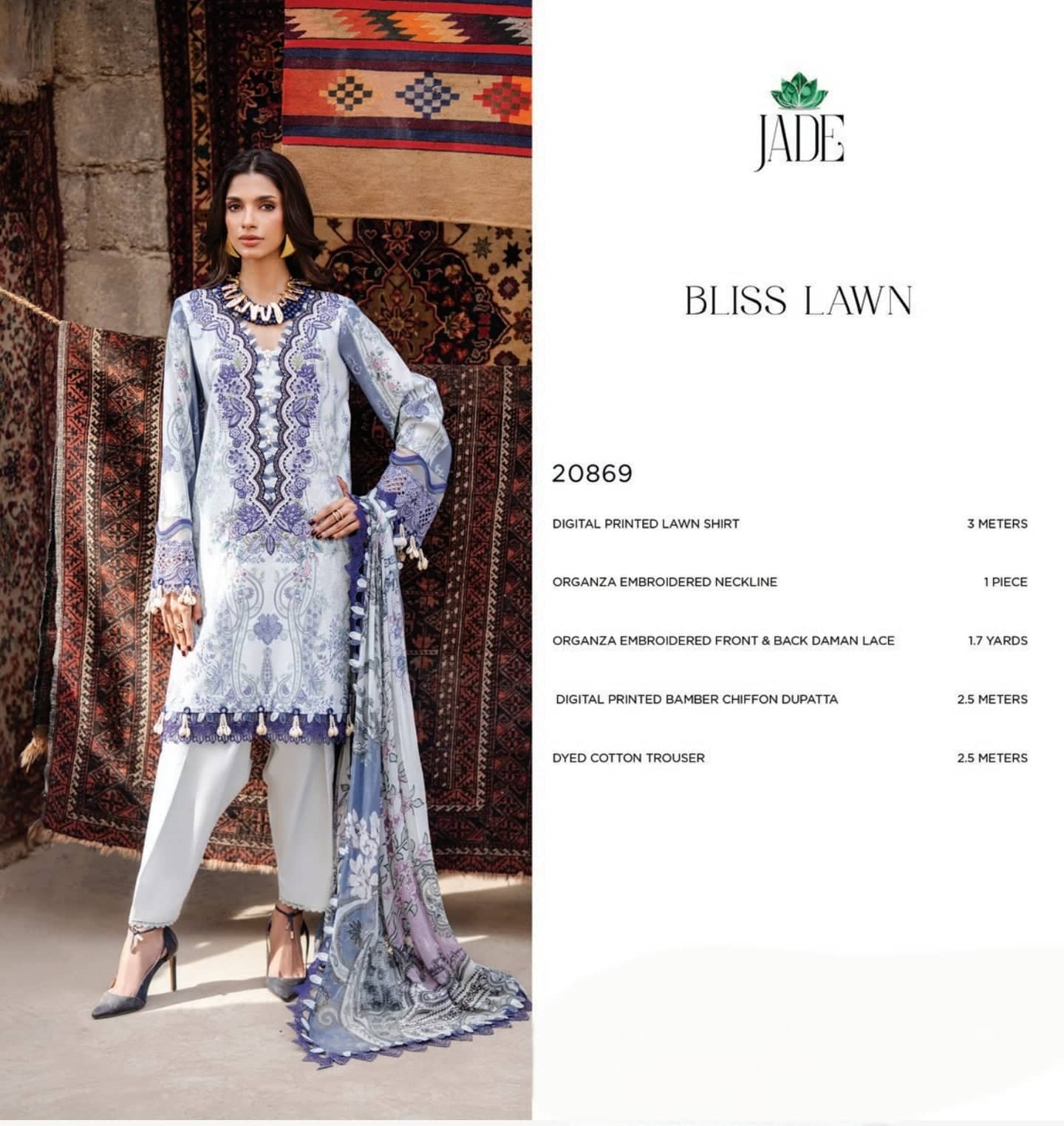 Jade Bliss Lawn 26/Trending Casuals