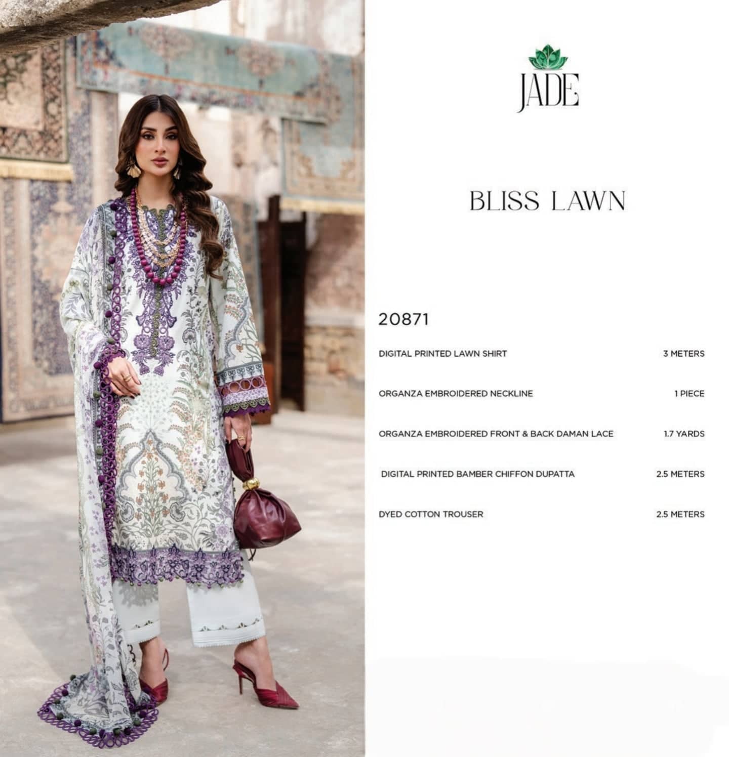 Jade Bliss Lawn 26/Trending Casuals