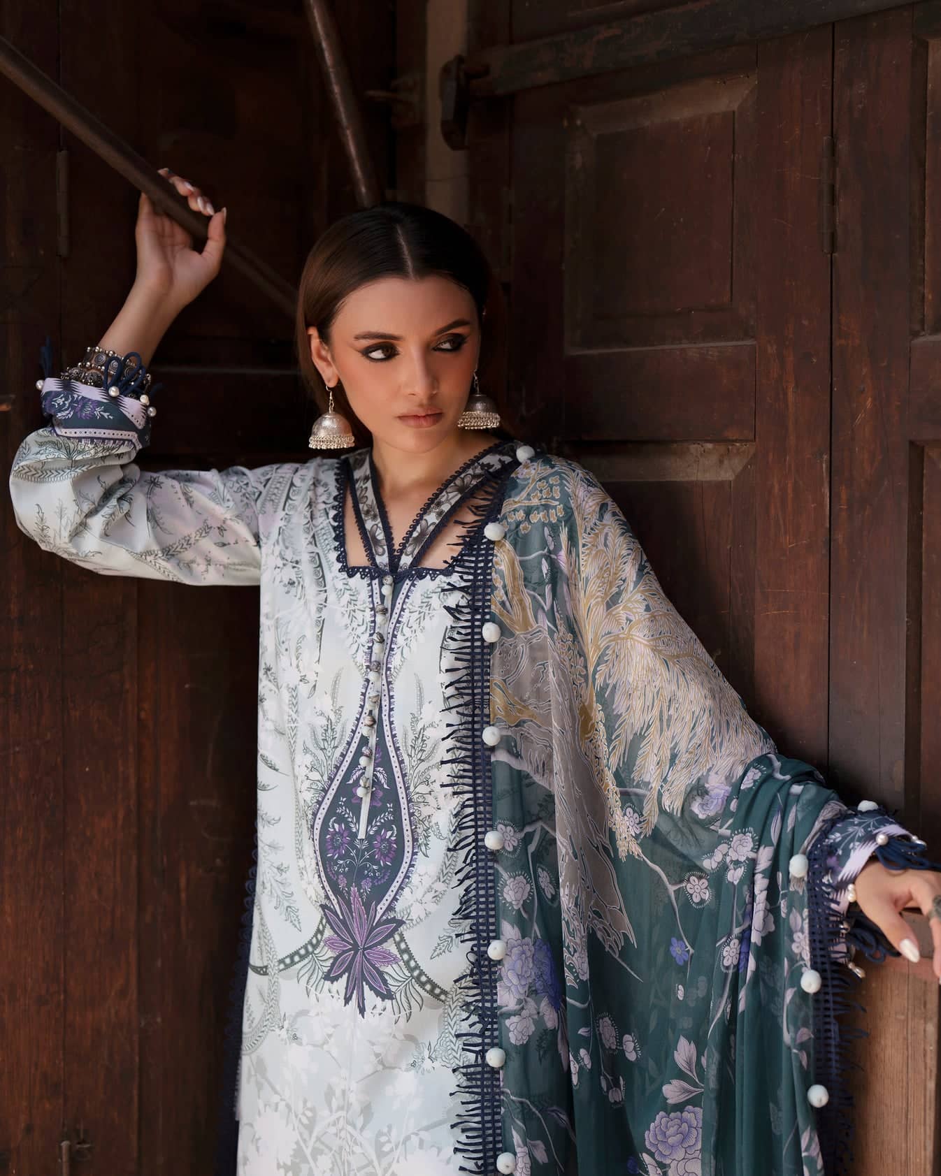 Jade Urbane Prints 26/Florea/Chiffon Dupatta
