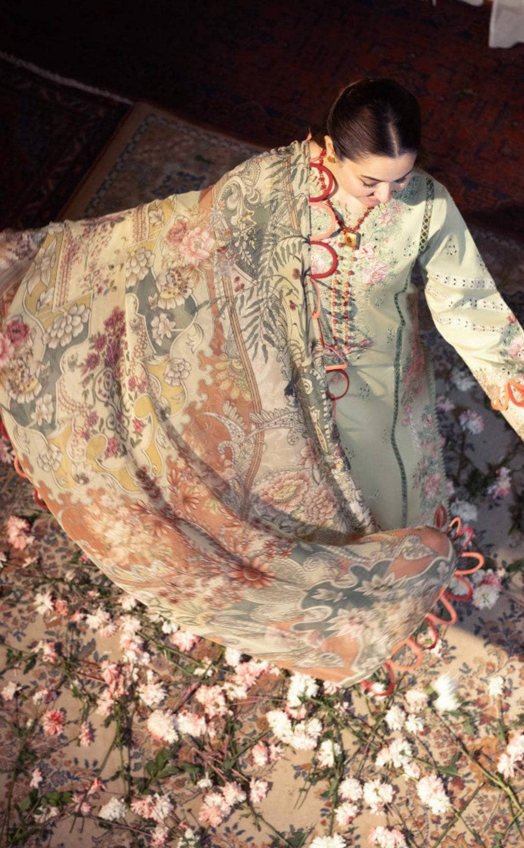 Restocked/Jade Ombre Lawn 25/20698