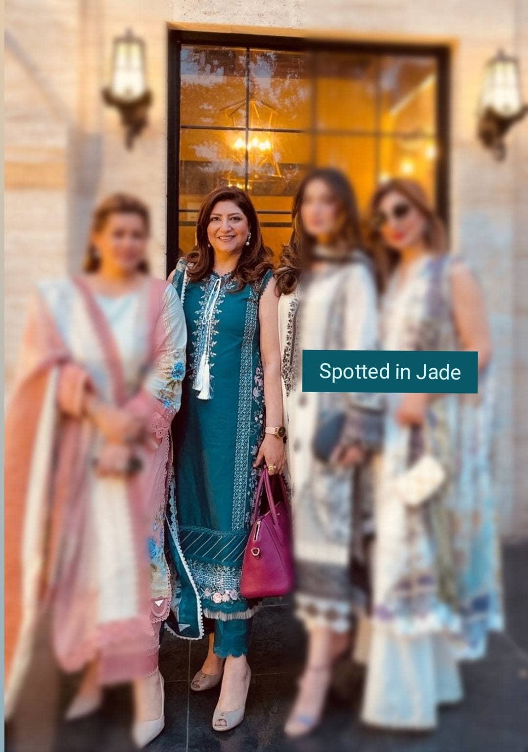 Spotted in Jade Le Premier Lawn 25/Zinc