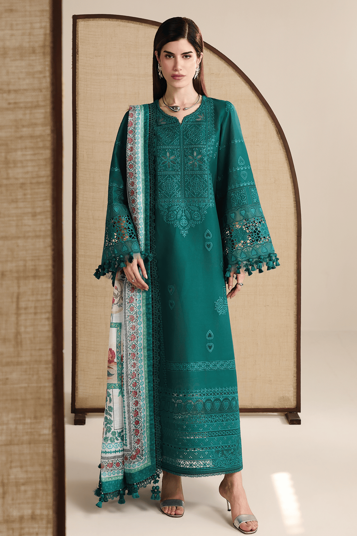 Jazmin Iris Lawn 26/D 03/Silk Dupatta