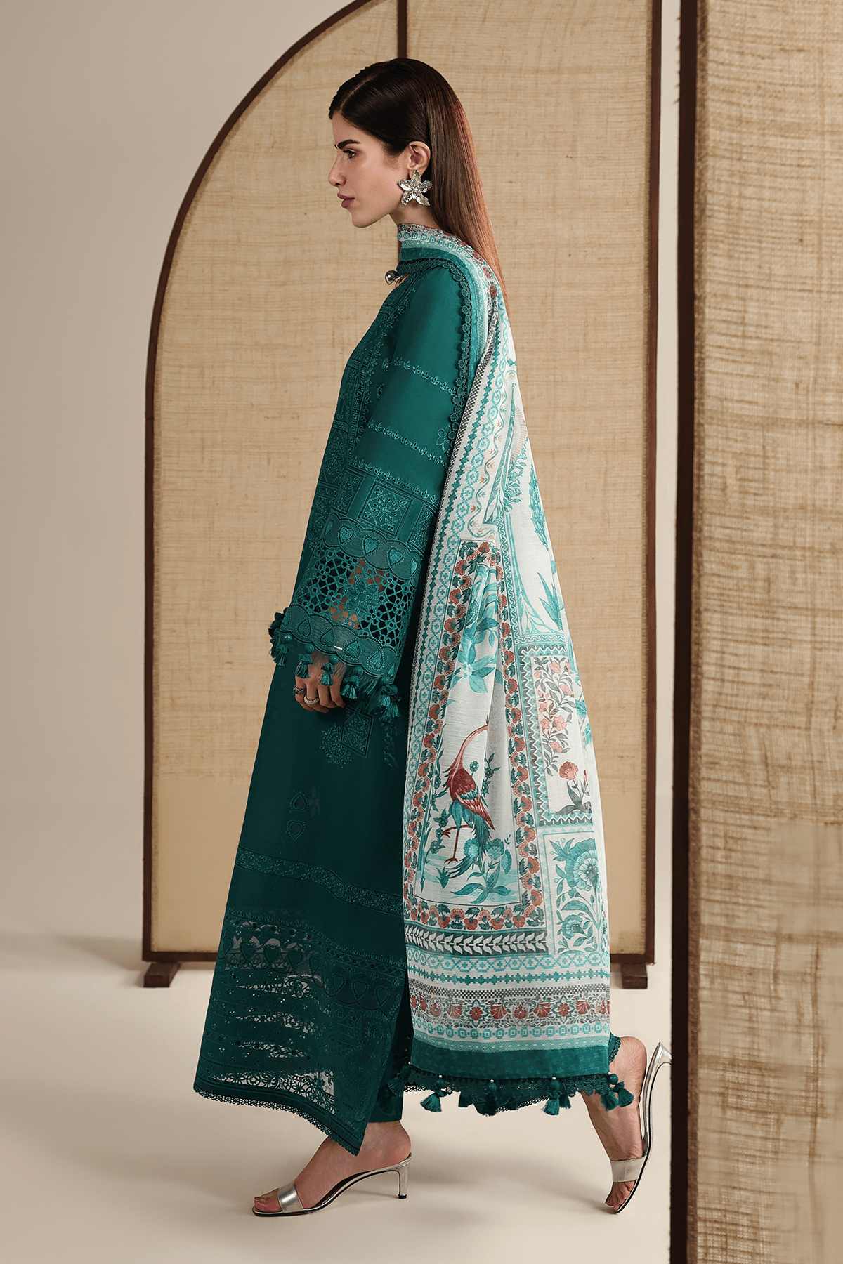 Jazmin Iris Lawn 26/D 03/Silk Dupatta