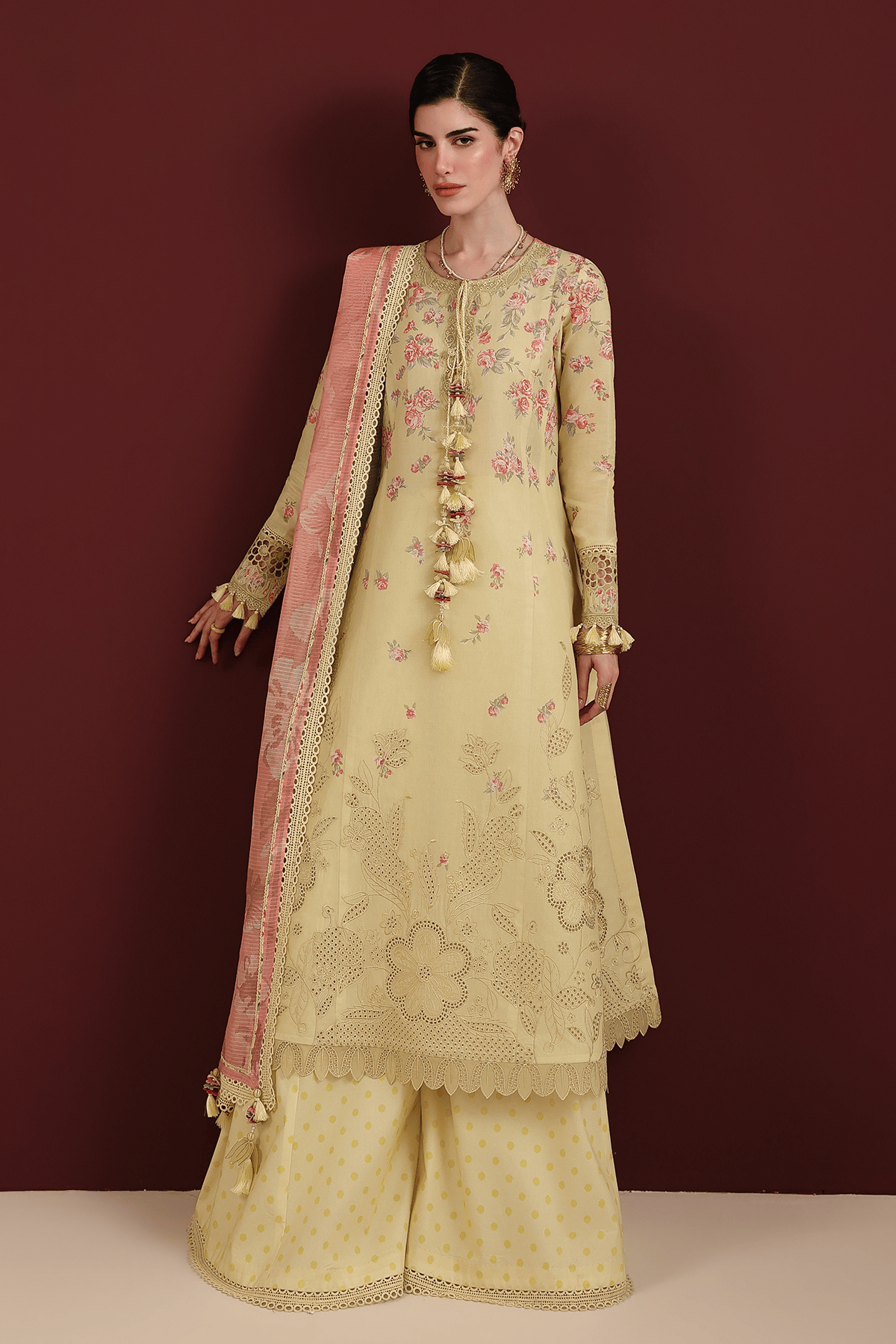 Jazmin Iris Lawn 26/D 07/Silk Dupatta