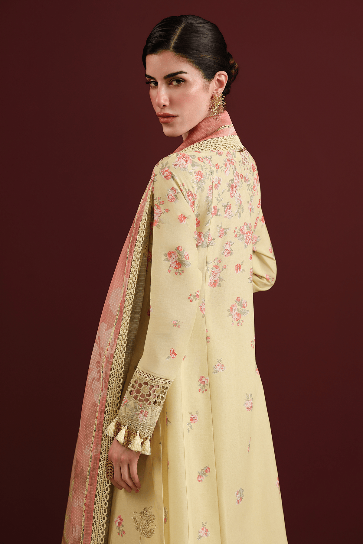 Jazmin Iris Lawn 26/D 07/Silk Dupatta