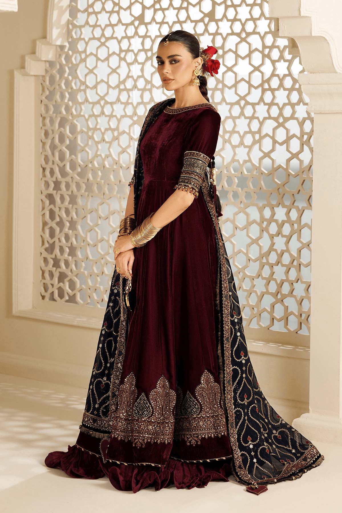 Jazmin Chandni/Royal Pure Velvet Wedding/CVF26-D04
