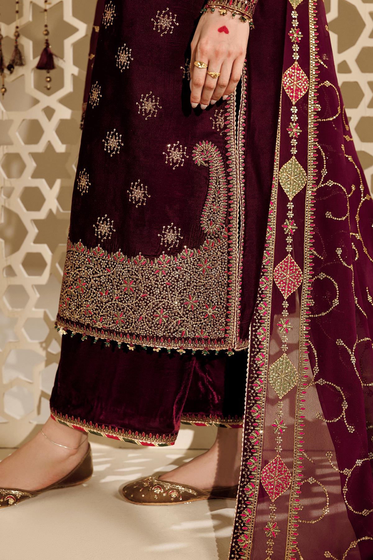 Jazmin Chandni/Royal Pure Velvet Wedding/CVF26-D08