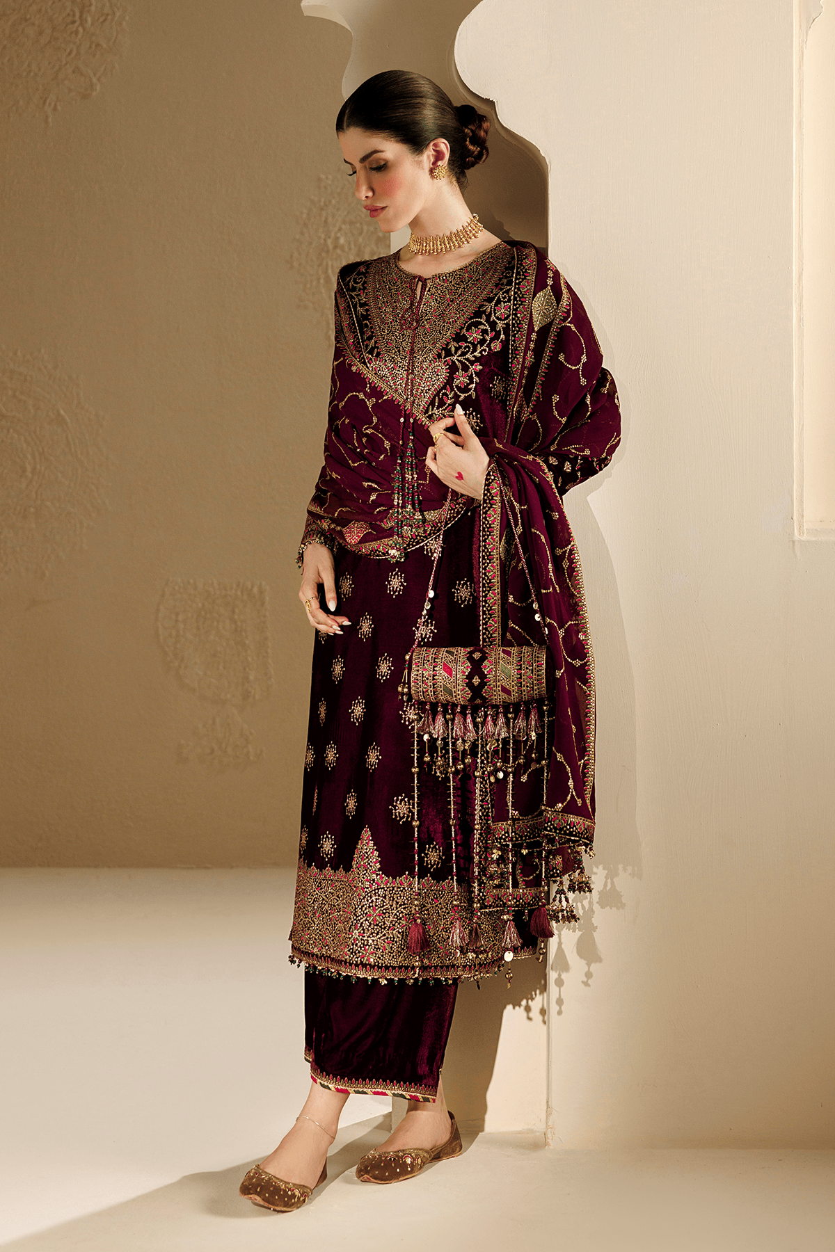 Jazmin Chandni/Royal Pure Velvet Wedding/CVF26-D08