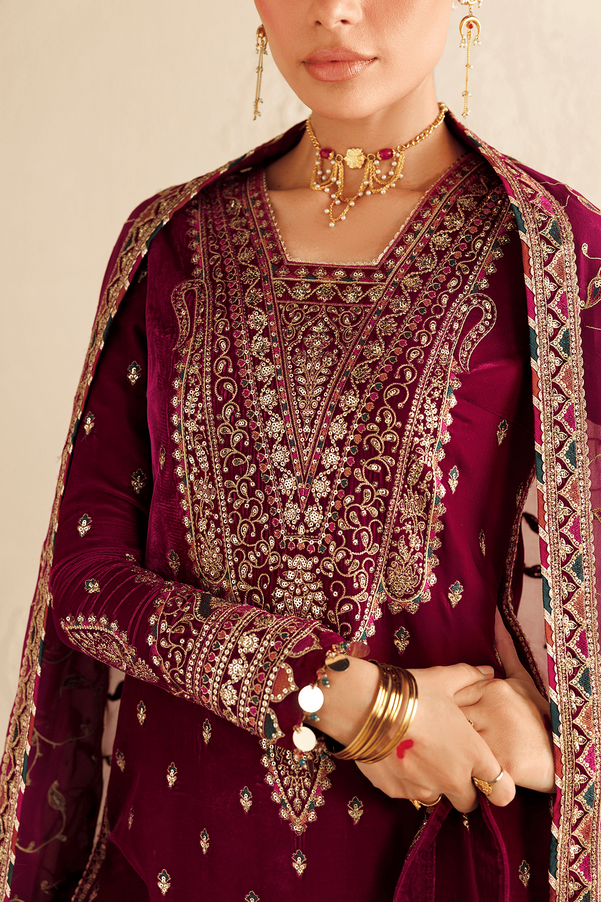 Jazmin Chandni/Royal Pure Velvet Wedding/CVF26-D12