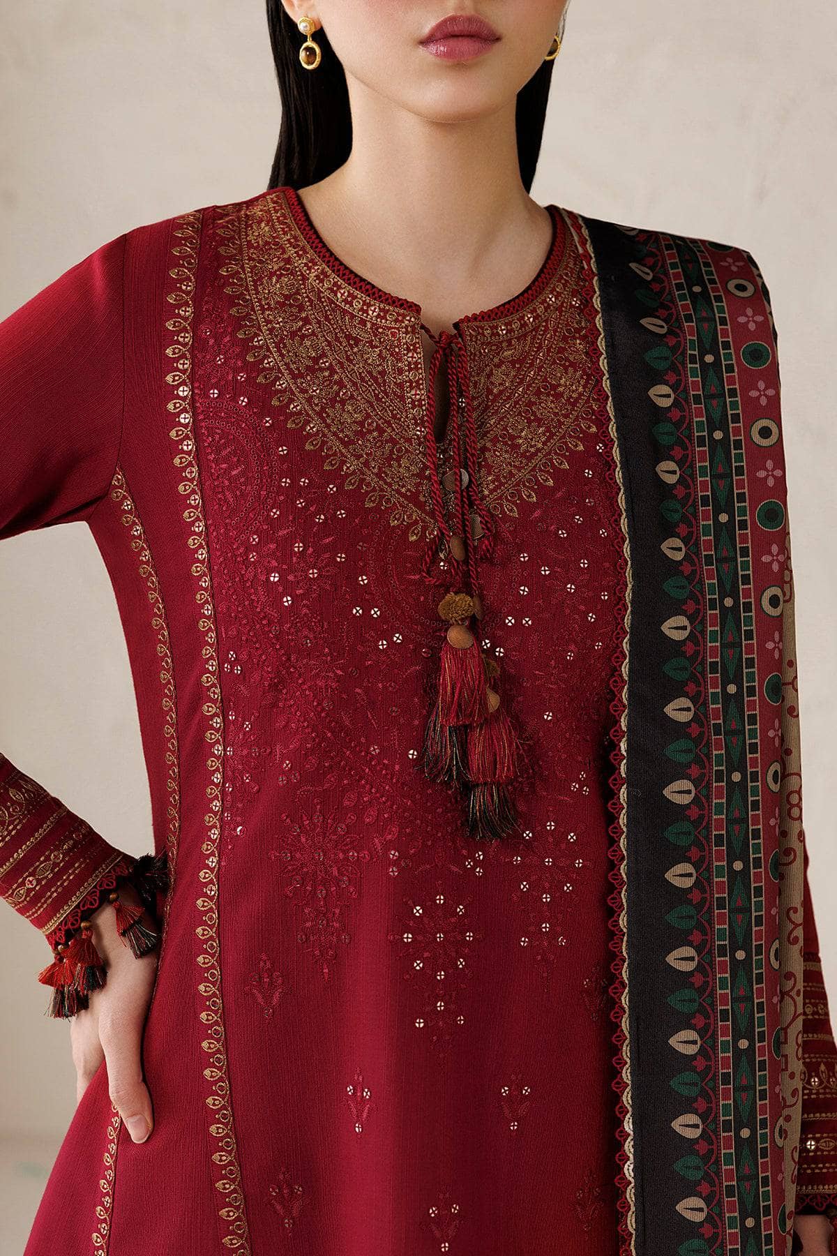 Jazmin Winter Luxury 26/Exclusive/EMBROIDERED PREMIUM KHADDAR UW-0252