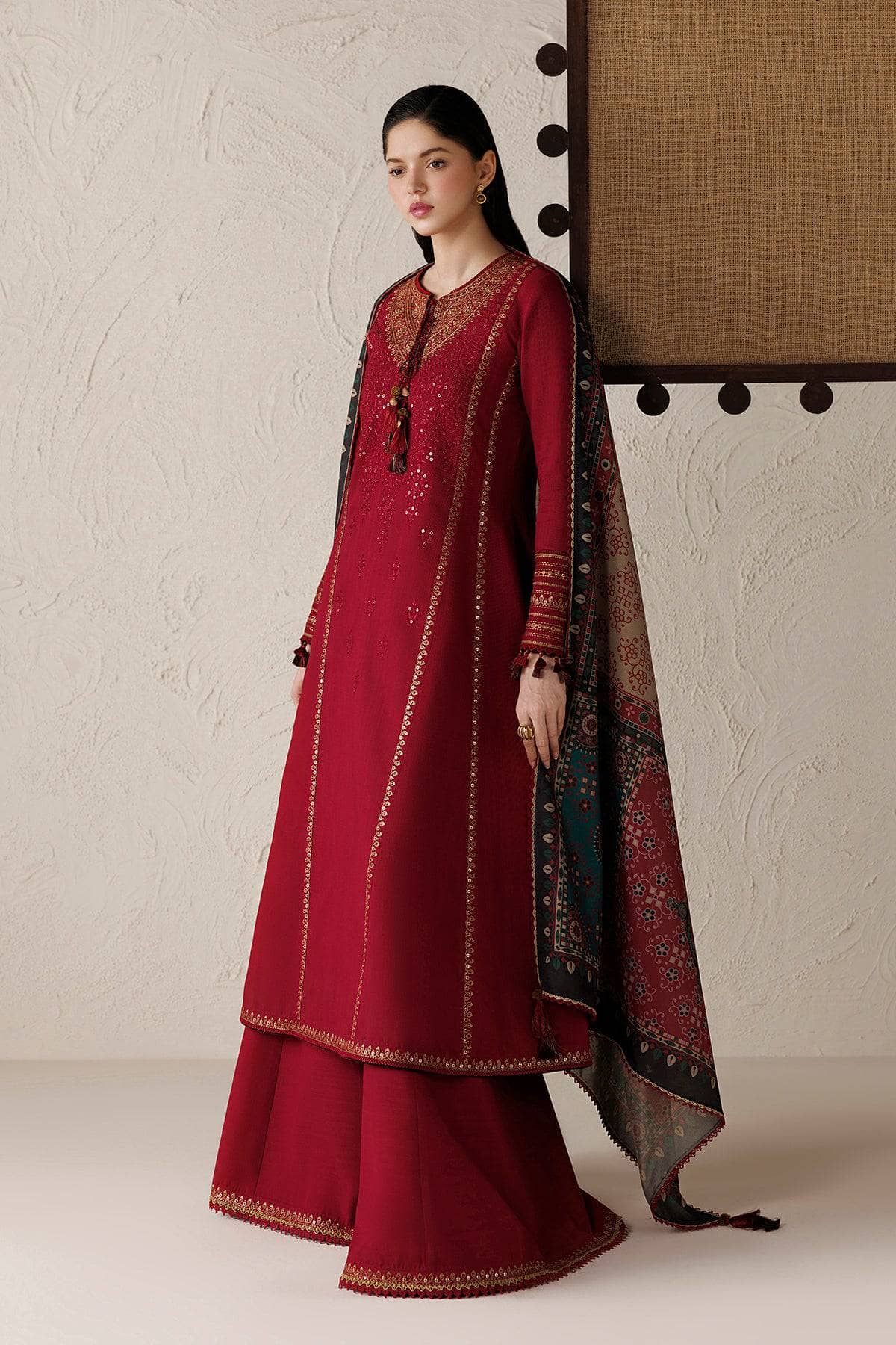 Jazmin Winter Luxury 26/Exclusive/EMBROIDERED PREMIUM KHADDAR UW-0252