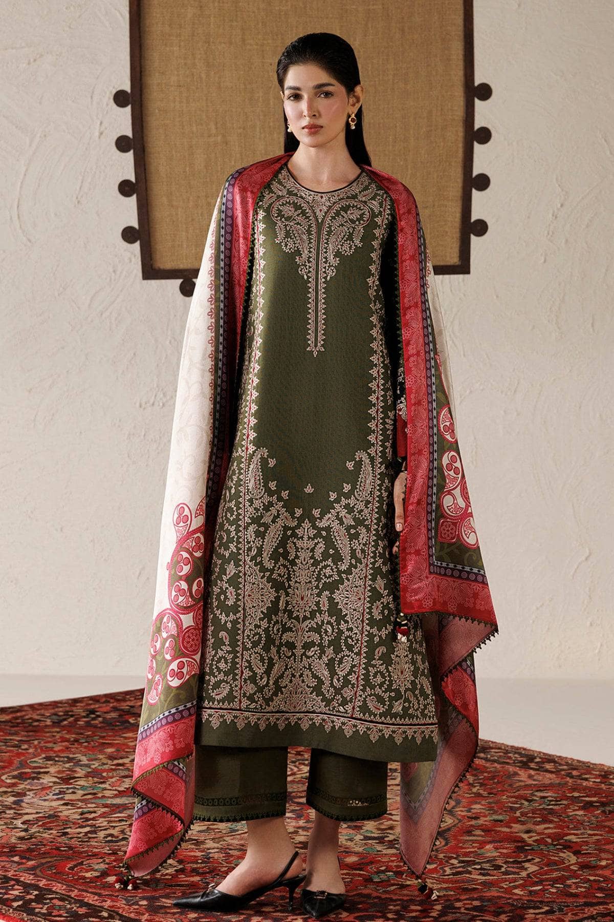 Jazmin Winter Luxury 26/Exclusive/EMBROIDERED PREMIUM KHADDAR UW-0255