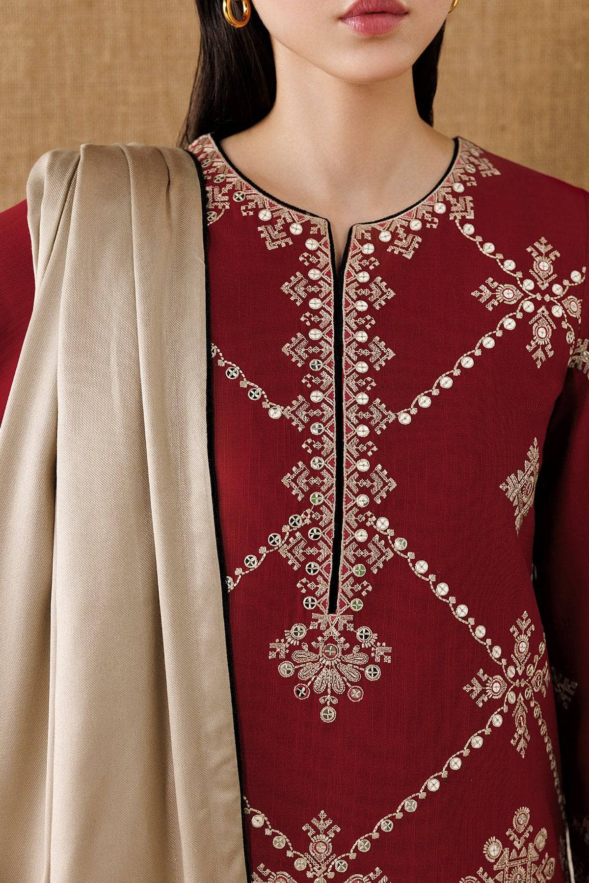 Jazmin Winter Luxury 26/Exclusive/EMBROIDERED PREMIUM KHADDAR UW-0284
