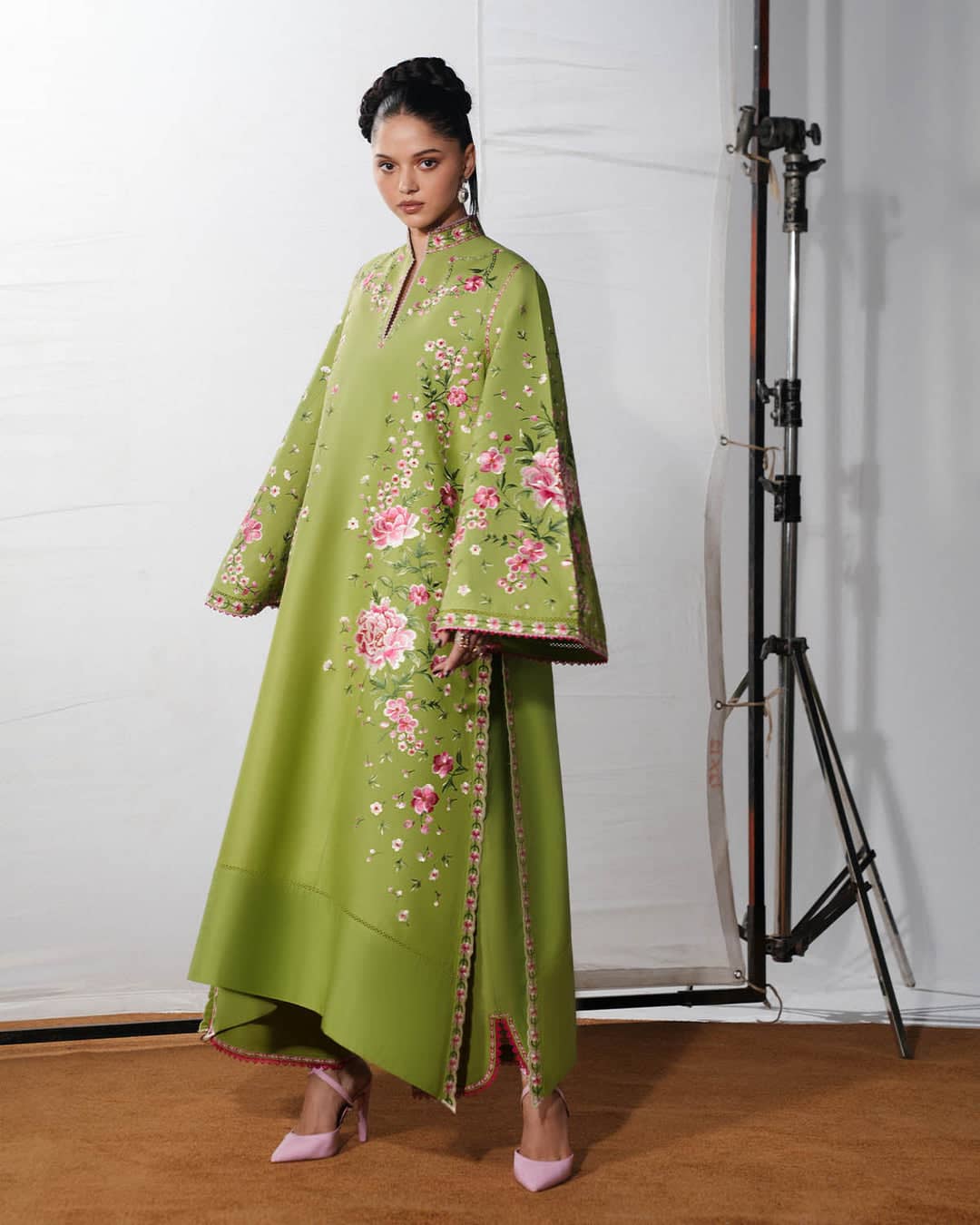 Restocked/Jugnu Lahore Lawn/CHAMAN/Mint Green