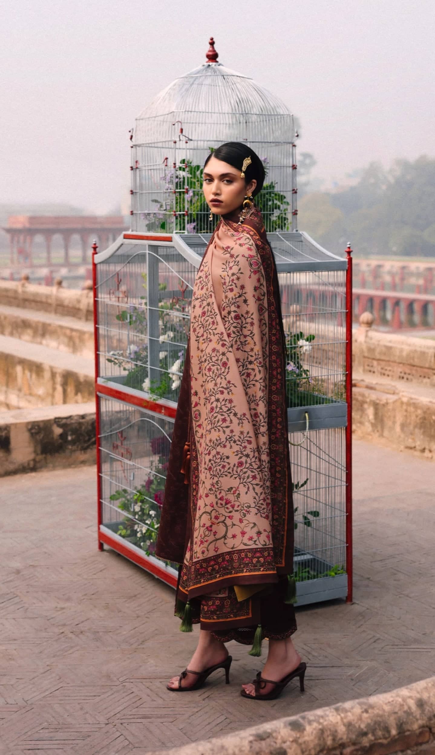 Jugnu Lahore winter Collection Jugnu Lahore/Khaddar/Sena/Deep Brown